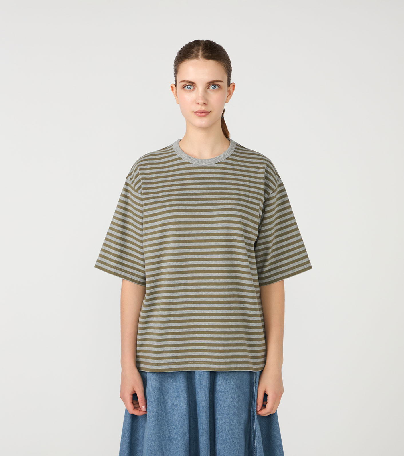nanamica / COOLMAX Stripe Jersey Tee