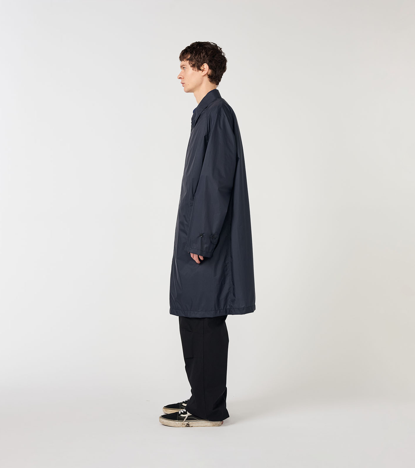 Nanamica Balmacaan Coat Navy サイズ:M Nanamica Balmacaan Coat GORE-TEX navy