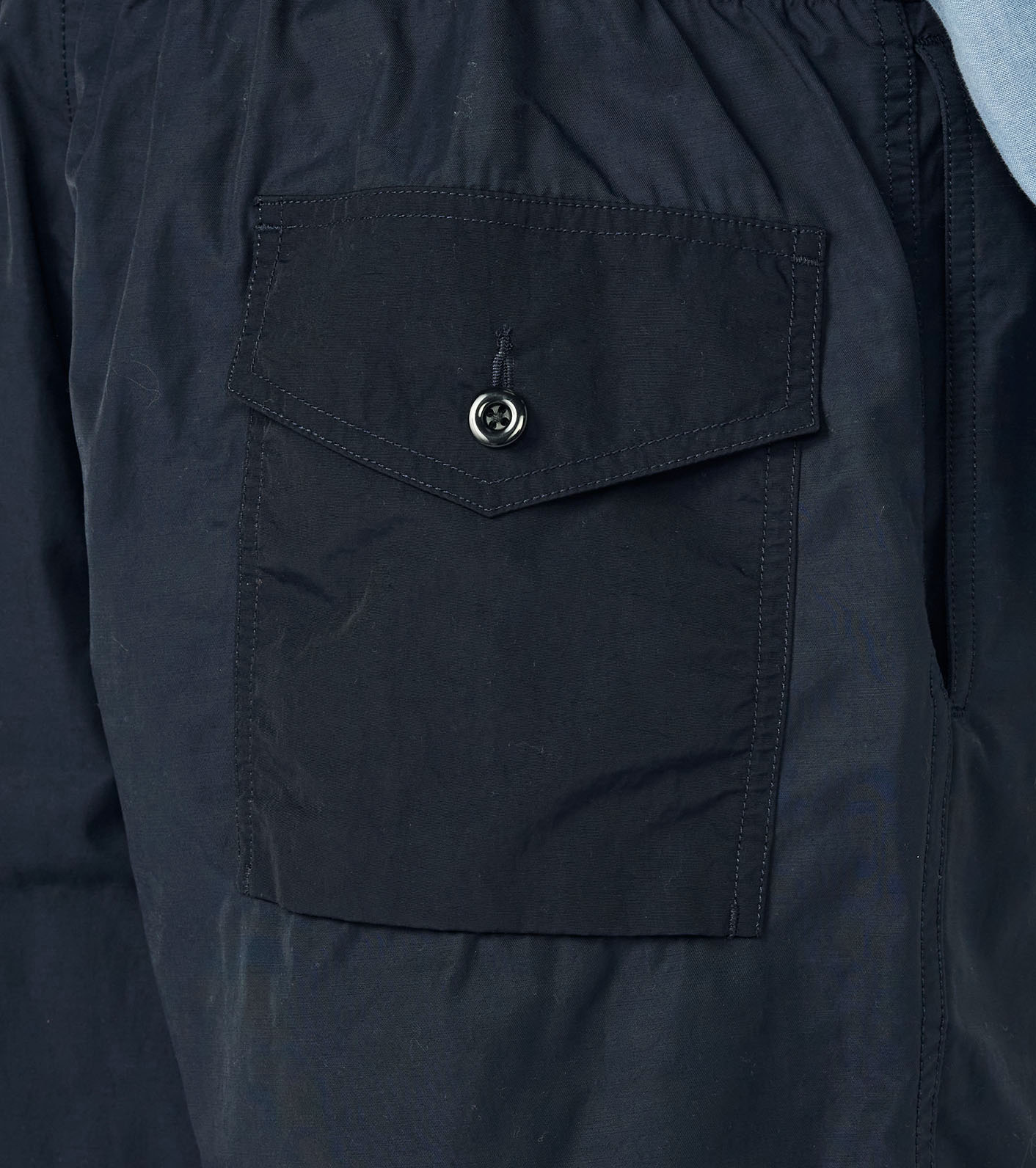 【NAVY】Deck Shorts Nylon nanamica / Nylon Twill Deck Shorts