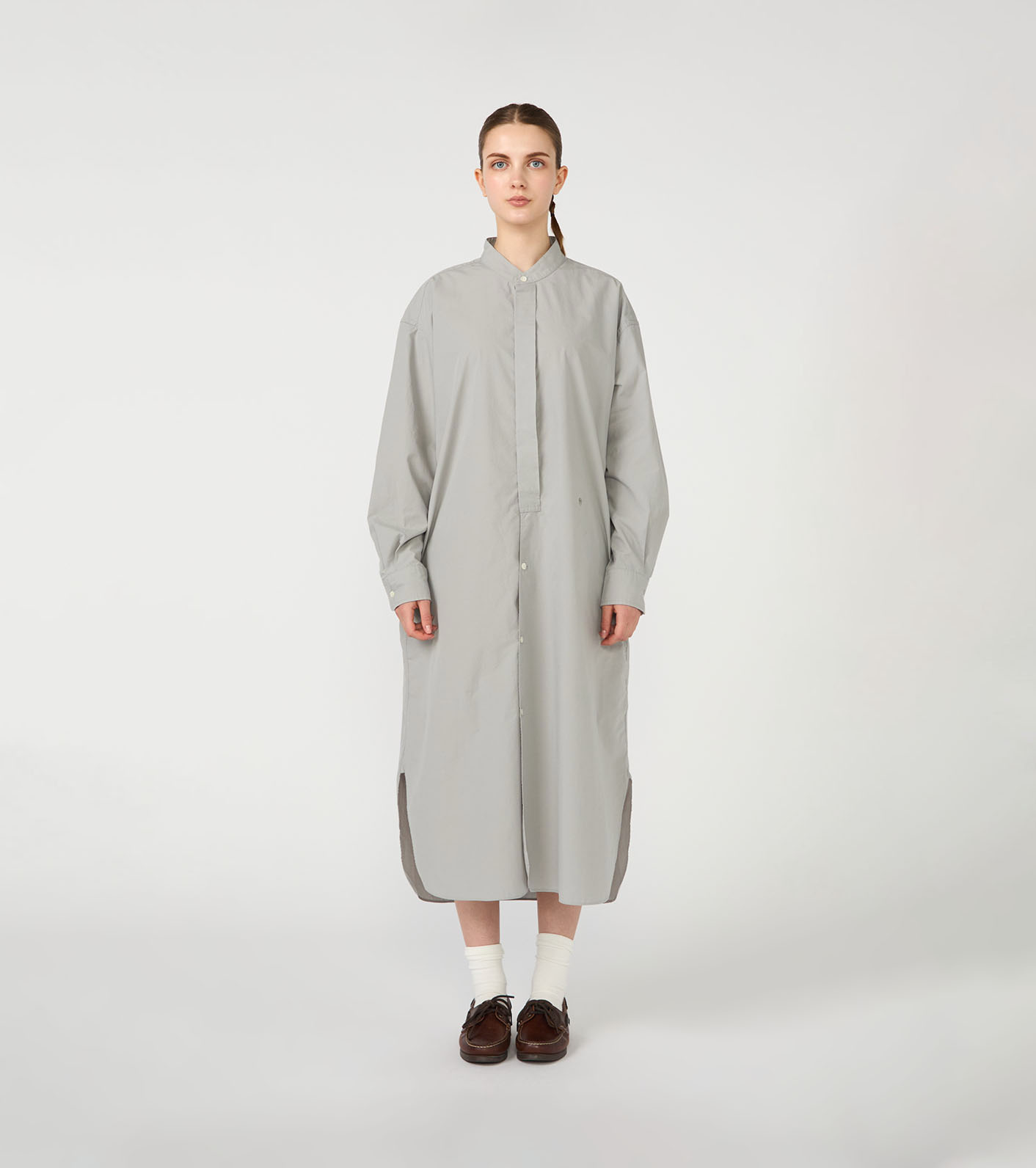 nanamica / Band Collar Wind Shirt Dress