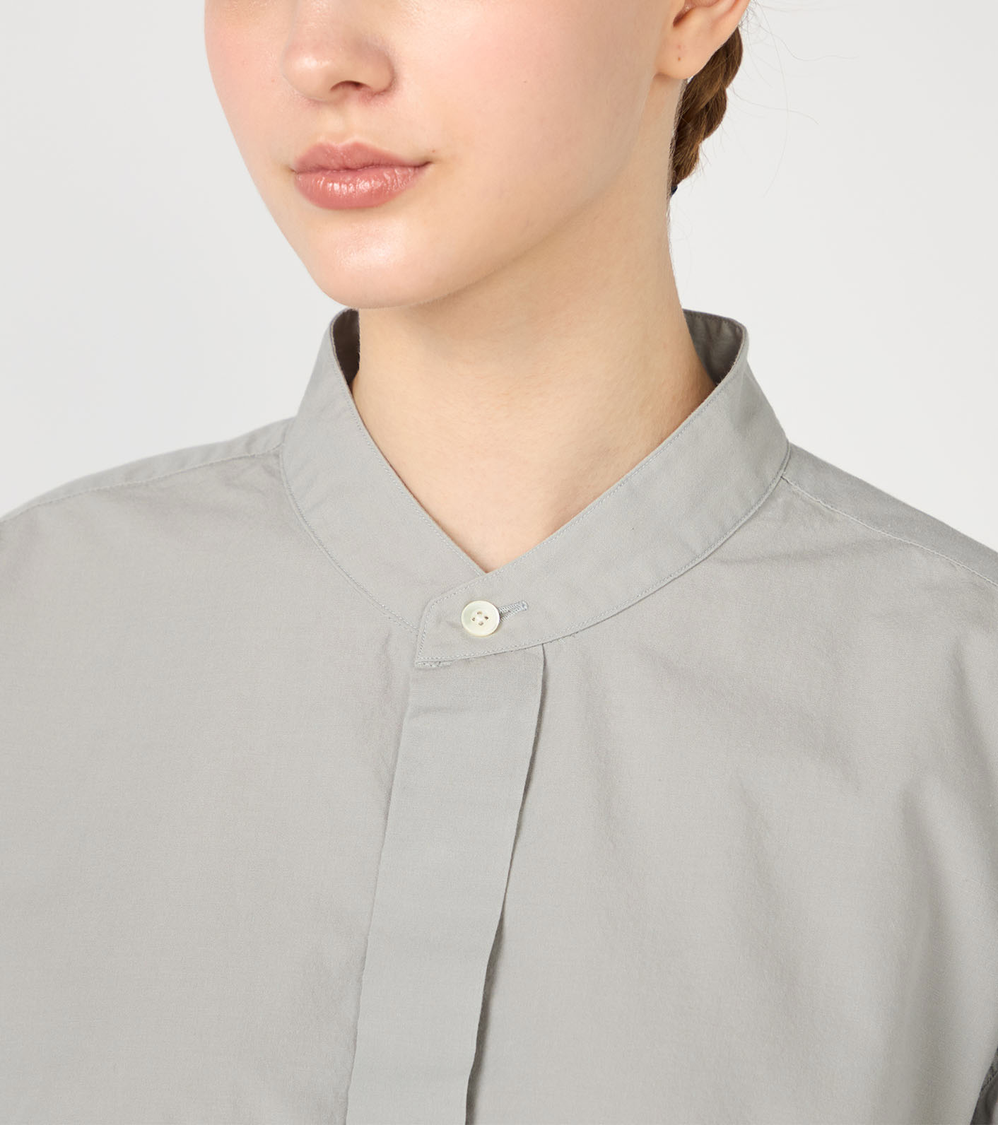 nanamica / Band Collar Wind Shirt Dress
