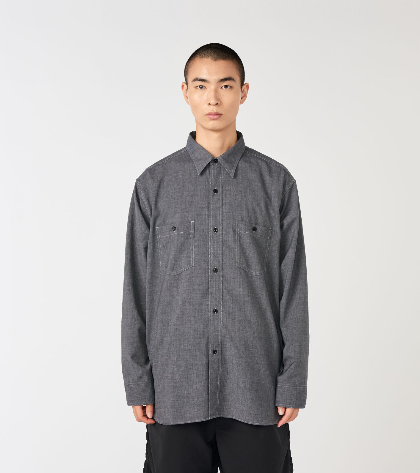 nanamica / Polyester Wool Field Shirt