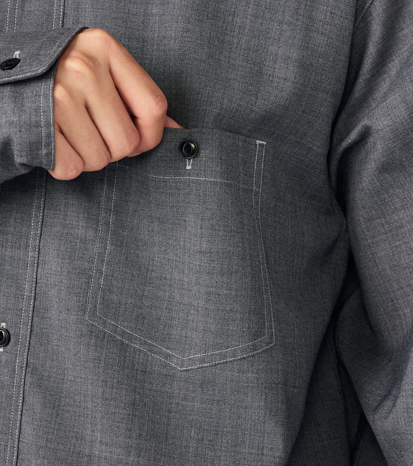 nanamica / Polyester Wool Field Shirt