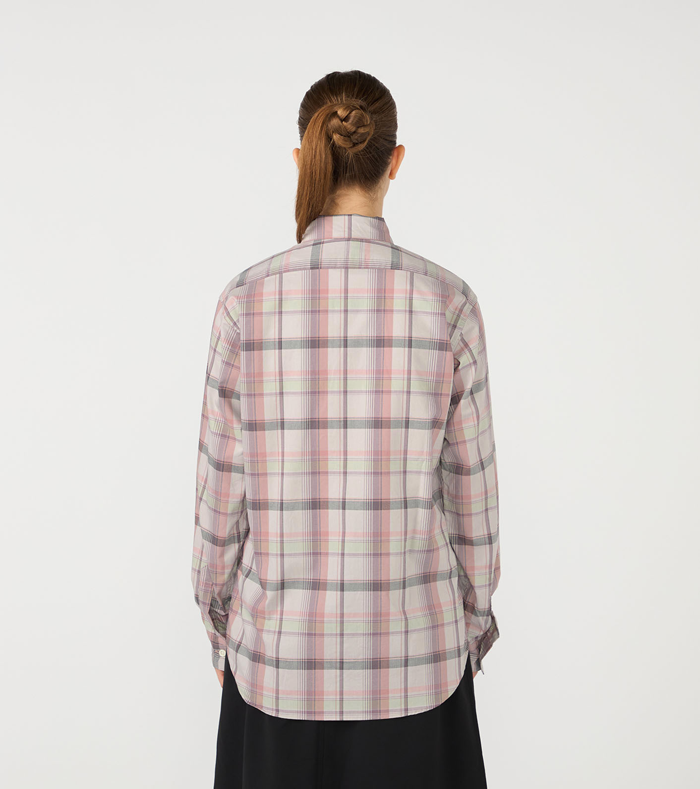 【美品✨】ナナミカ クラシックフィット チェックシャツ レーヨン混 ネイビー 1 nanamica / Classic Fit Shirt