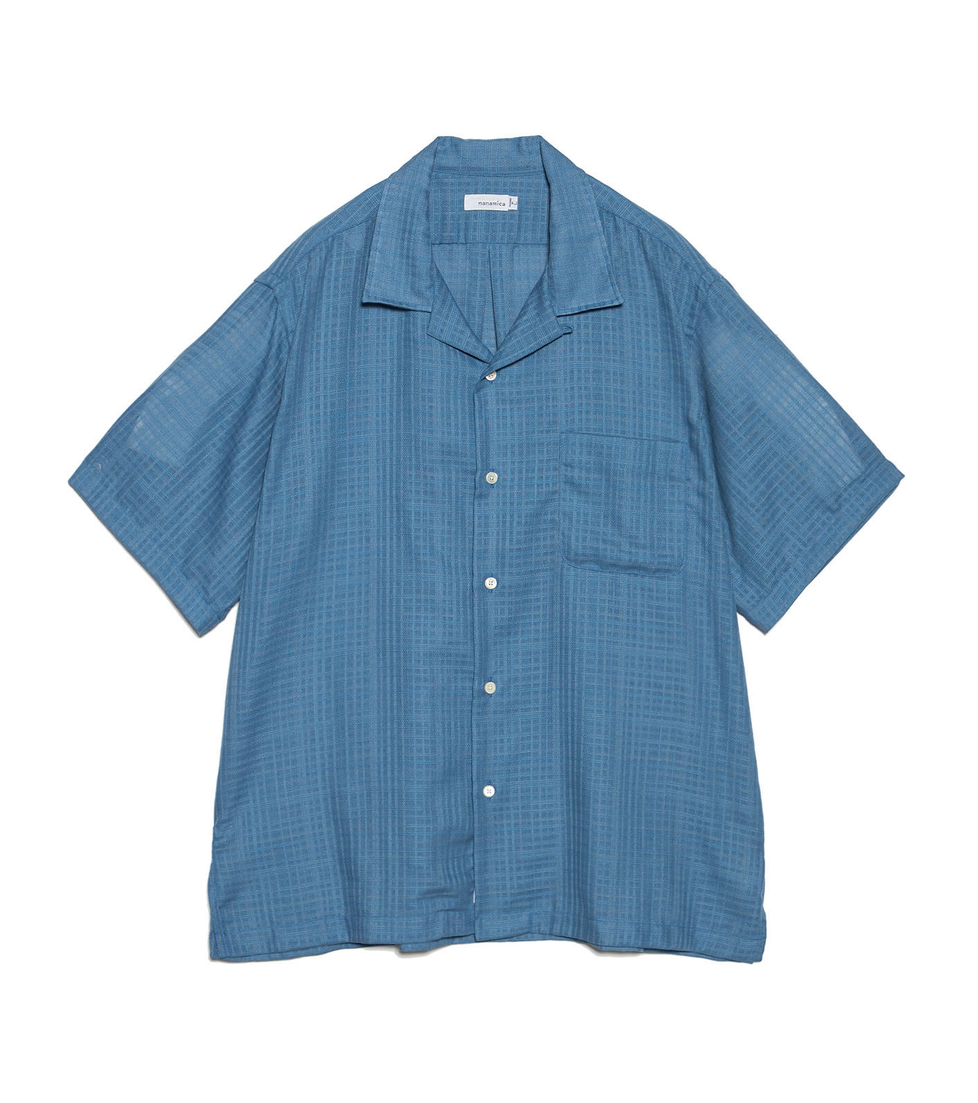 nanamica / Open Collar Panama S/S Shirt