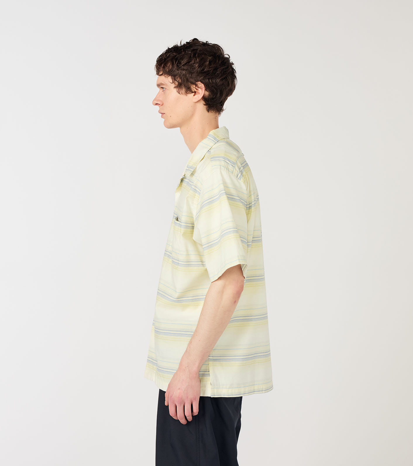nanamica / Open Collar Pique S/S Shirt