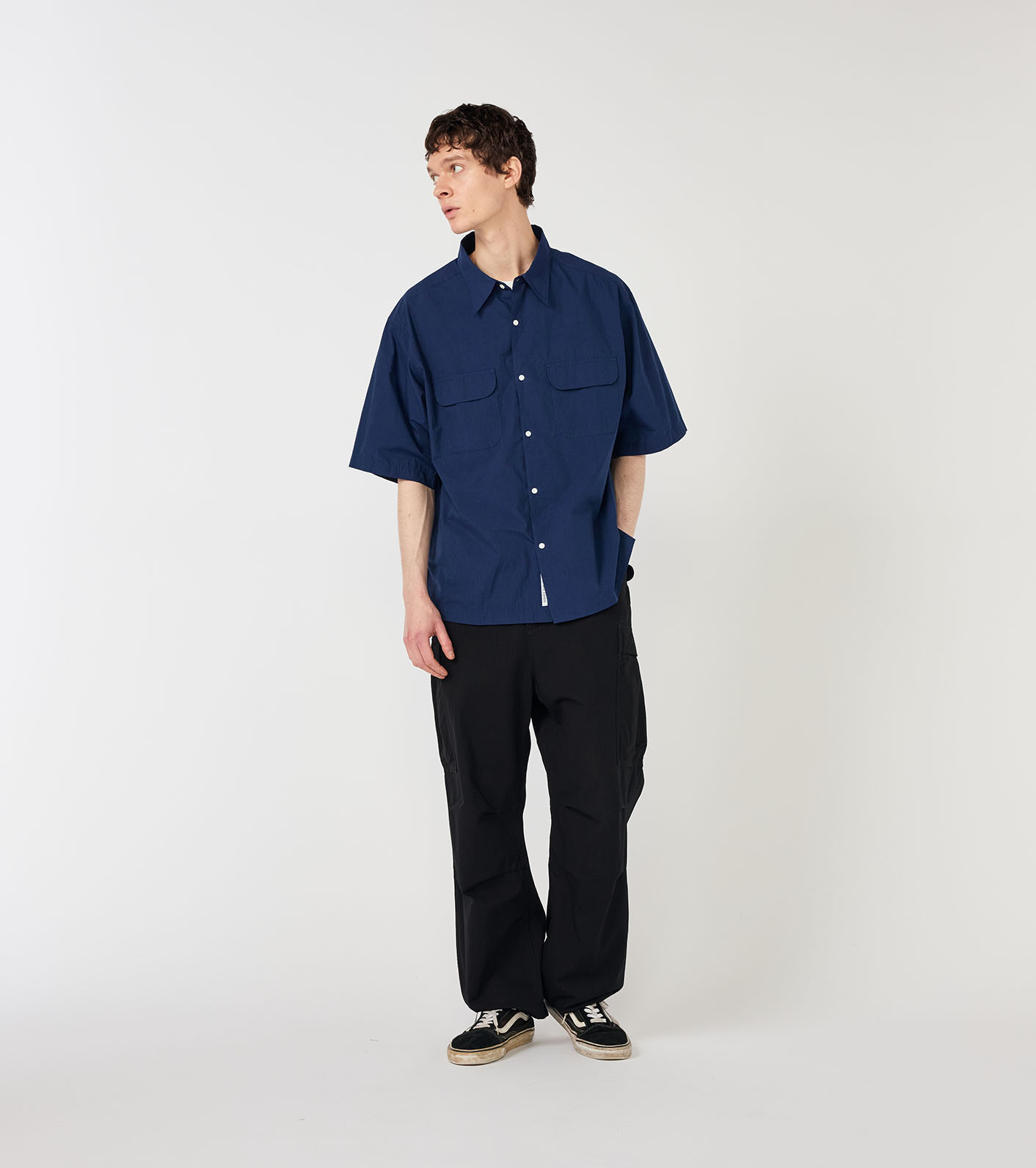 nanamica / Regular Collar S/S Shirt