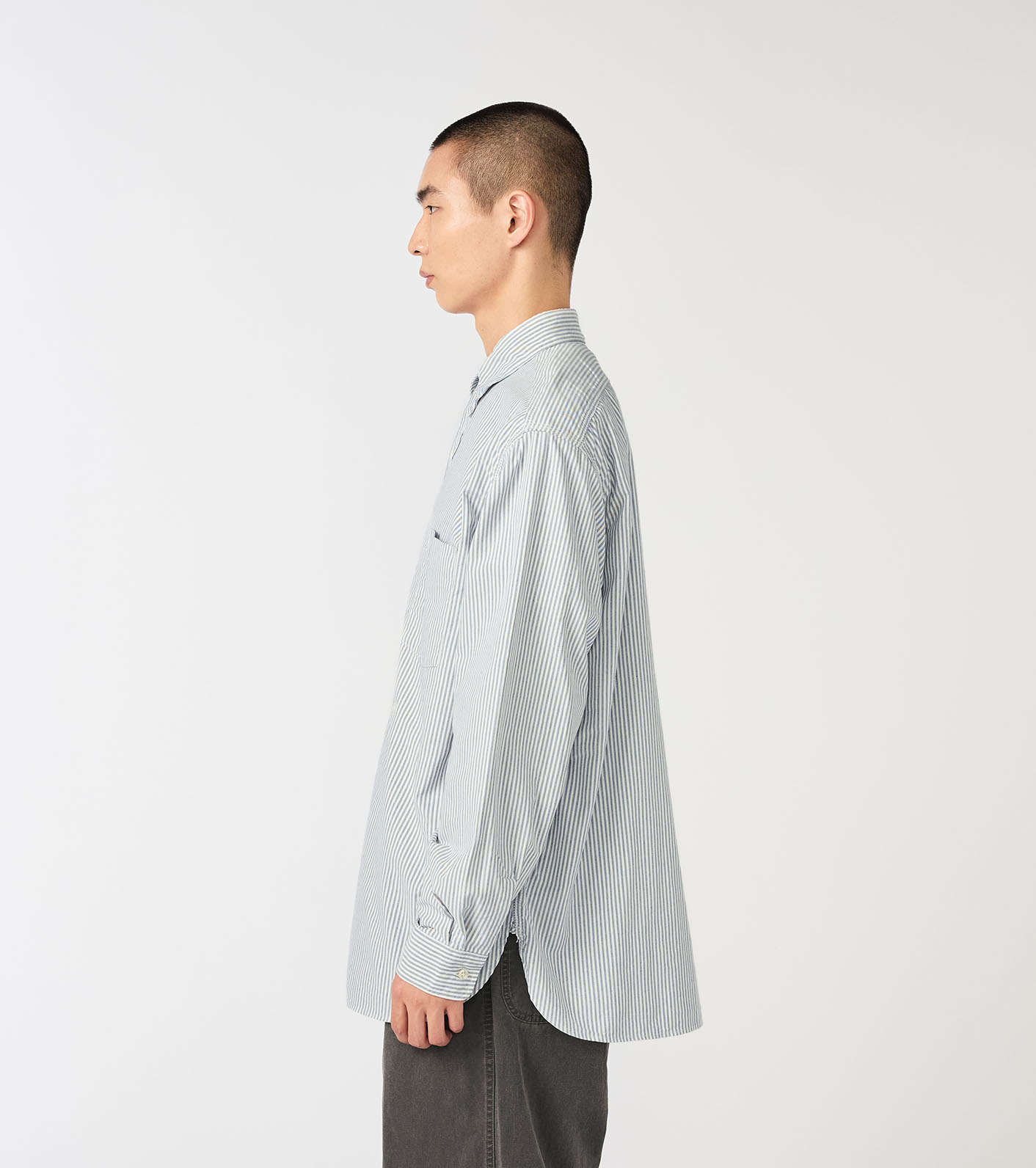 nanamica / Button Down Stripe Wind Shirt