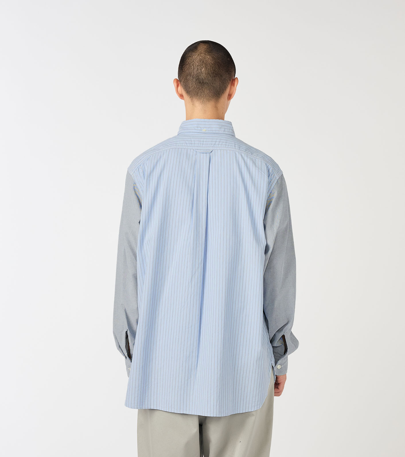 nanamica ボタンダウンワイドシャツ ナイロン混 nanamica / Button Down Wind Shirt