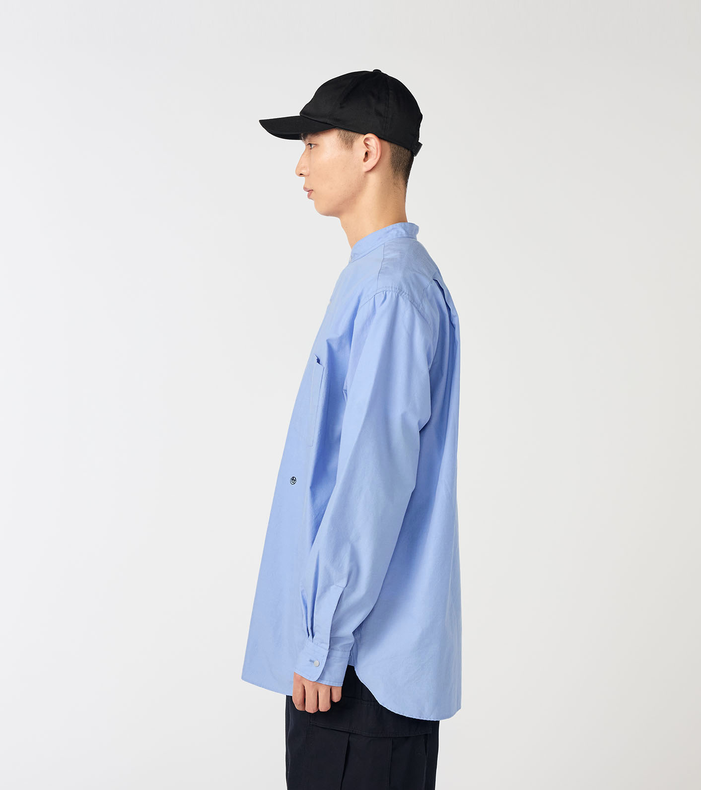 nanamica / Band Collar Wind Shirt