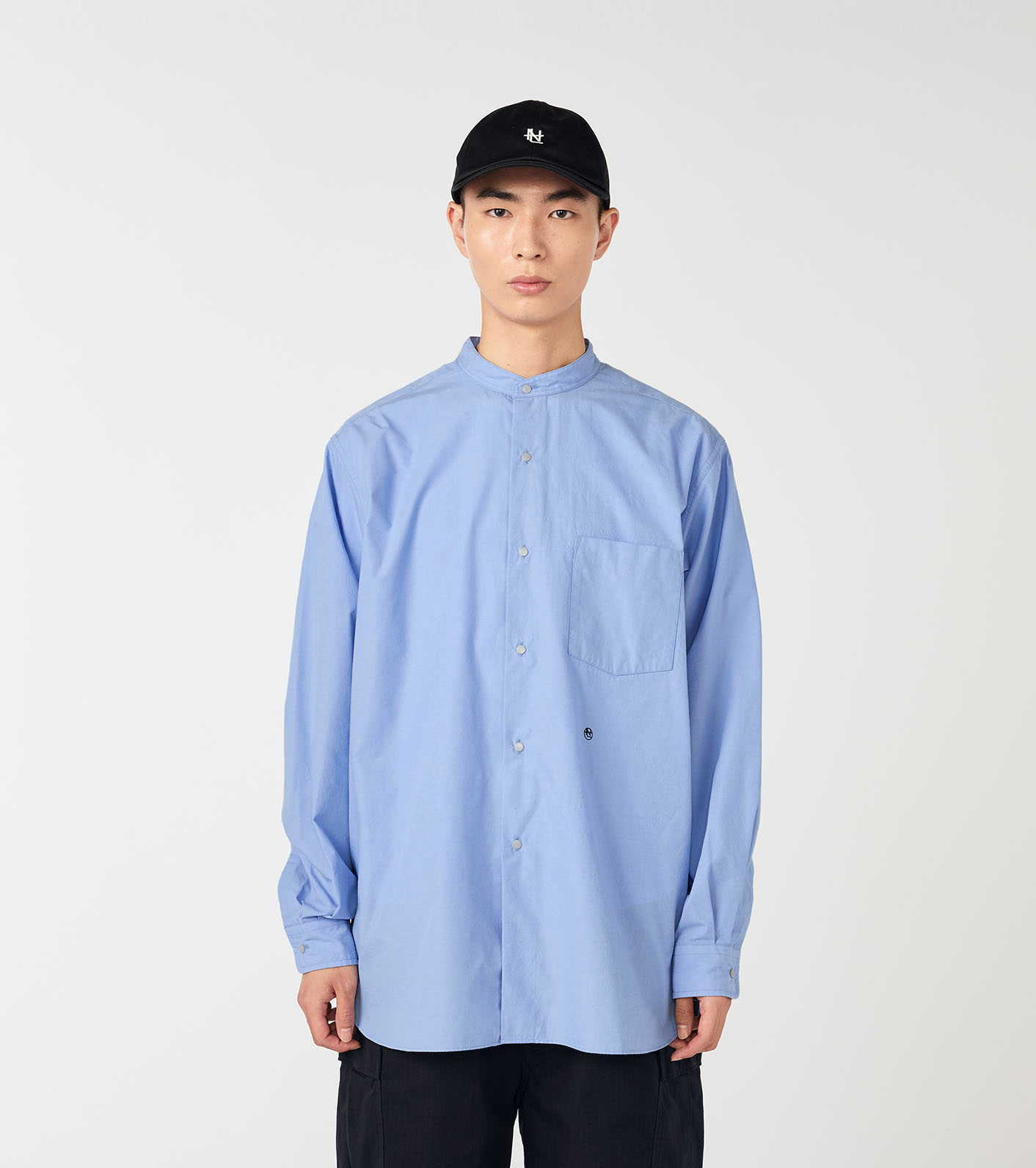 nanamica / Band Collar Wind Shirt
