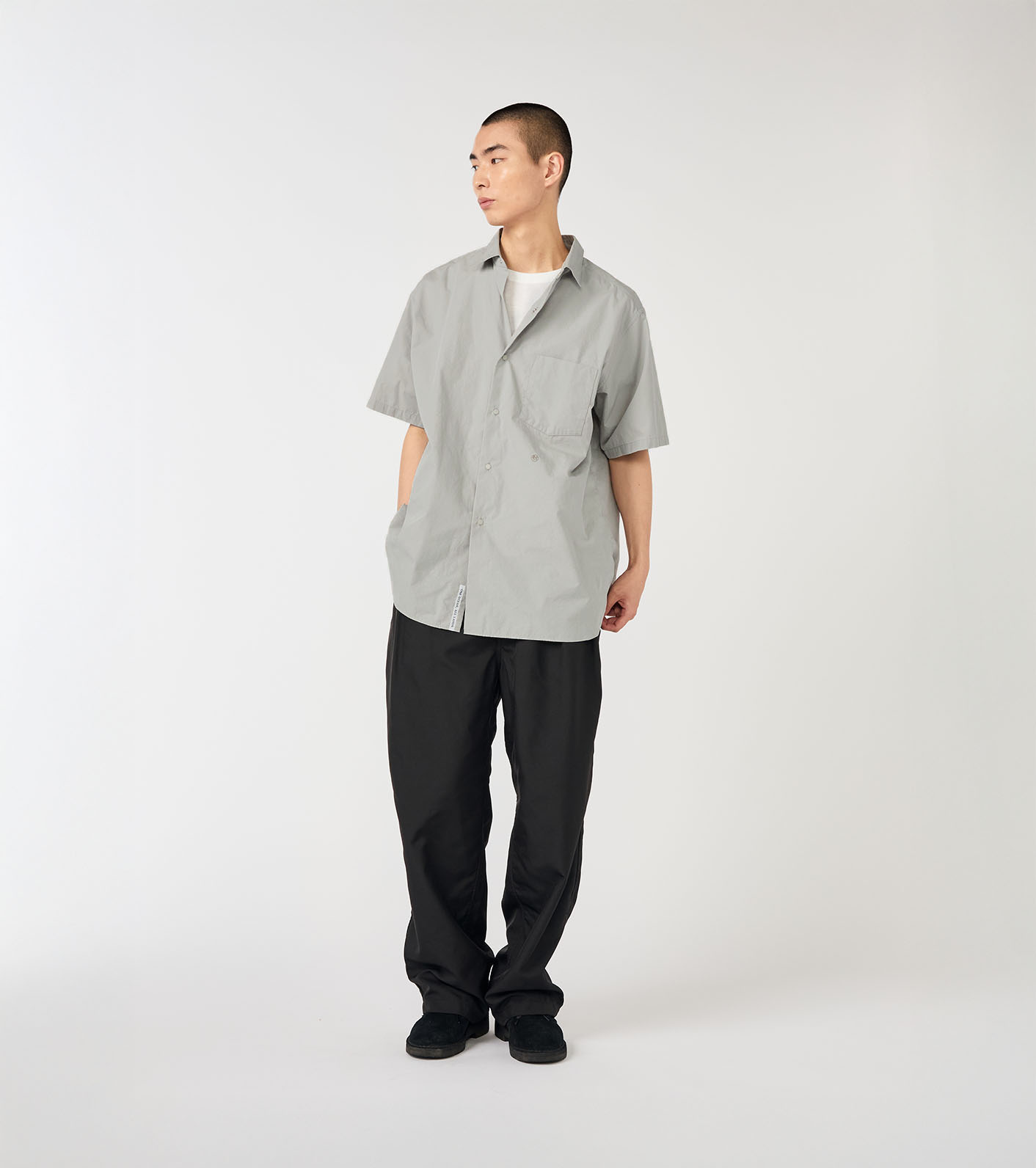 nanamica / Regular Collar Wind S/S Shirt