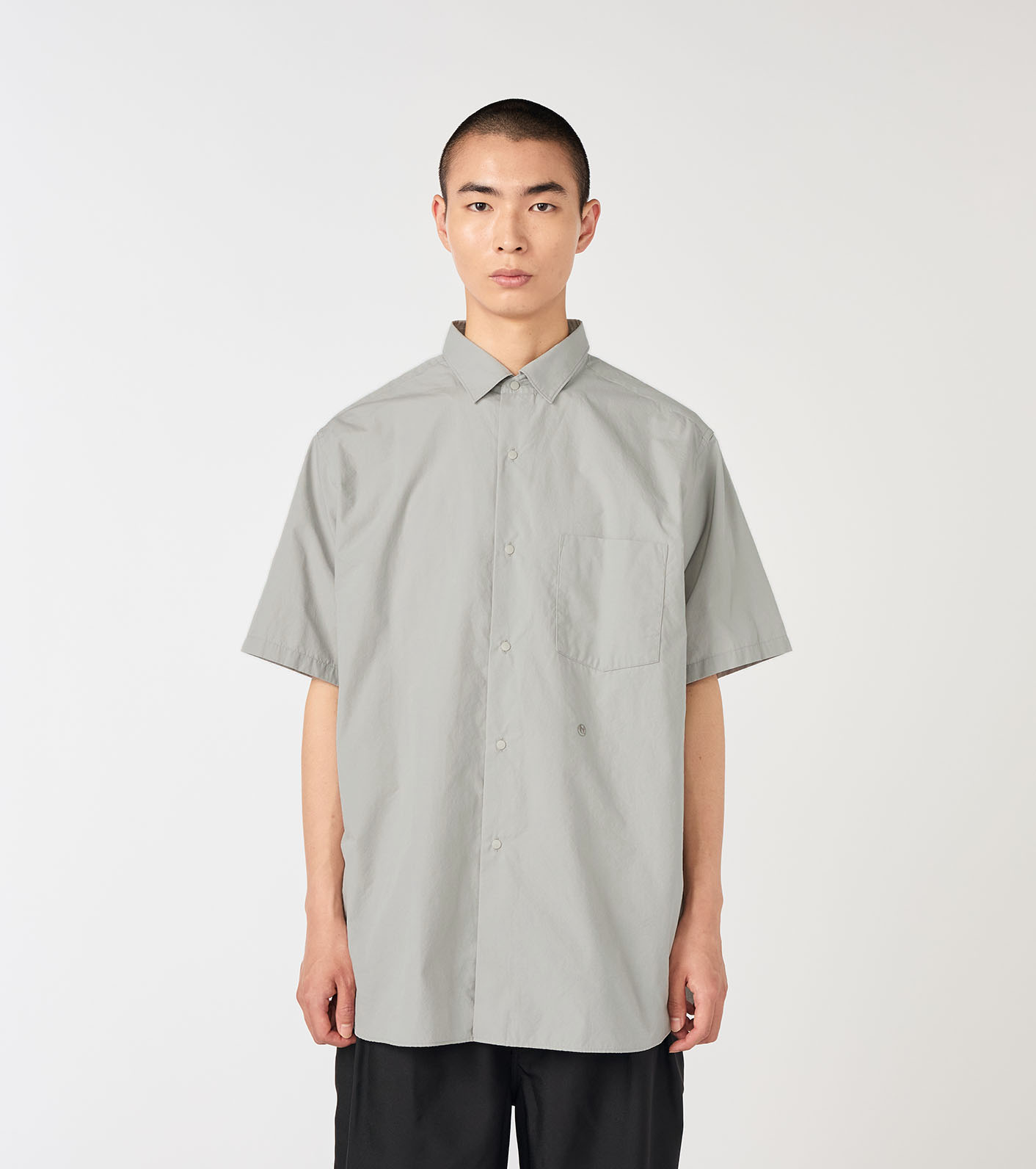 nanamica / Regular Collar Wind S/S Shirt