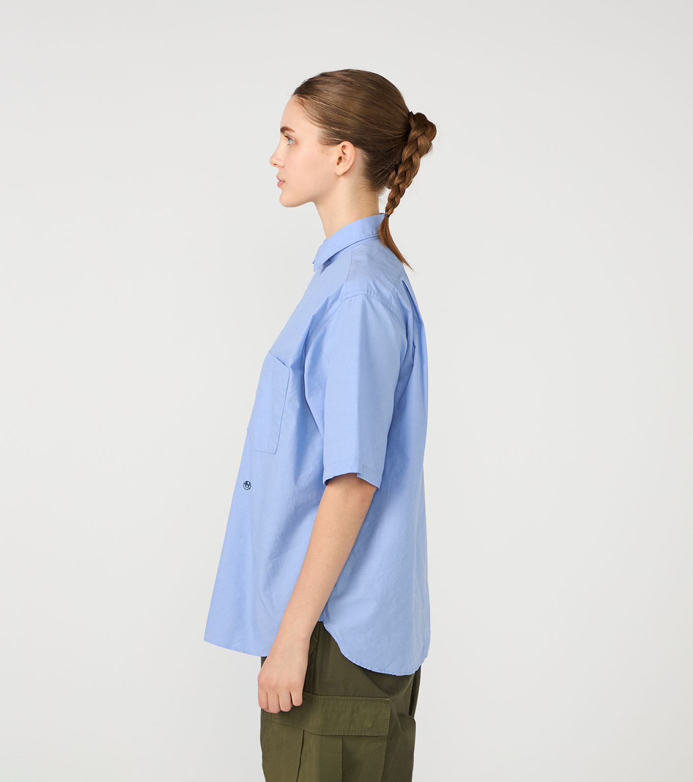 nanamica / Regular Collar Wind S/S Shirt