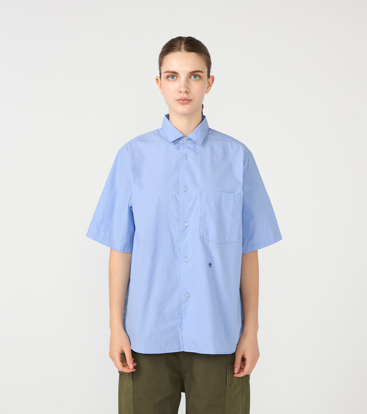 nanamica / Regular Collar Wind S/S Shirt