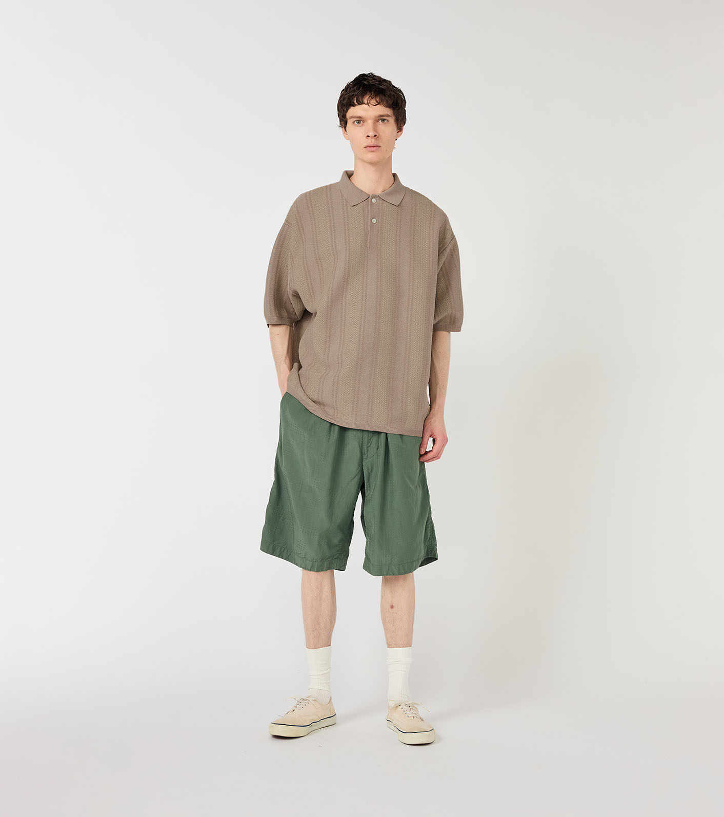 nanamica / Knit Polo Sweater