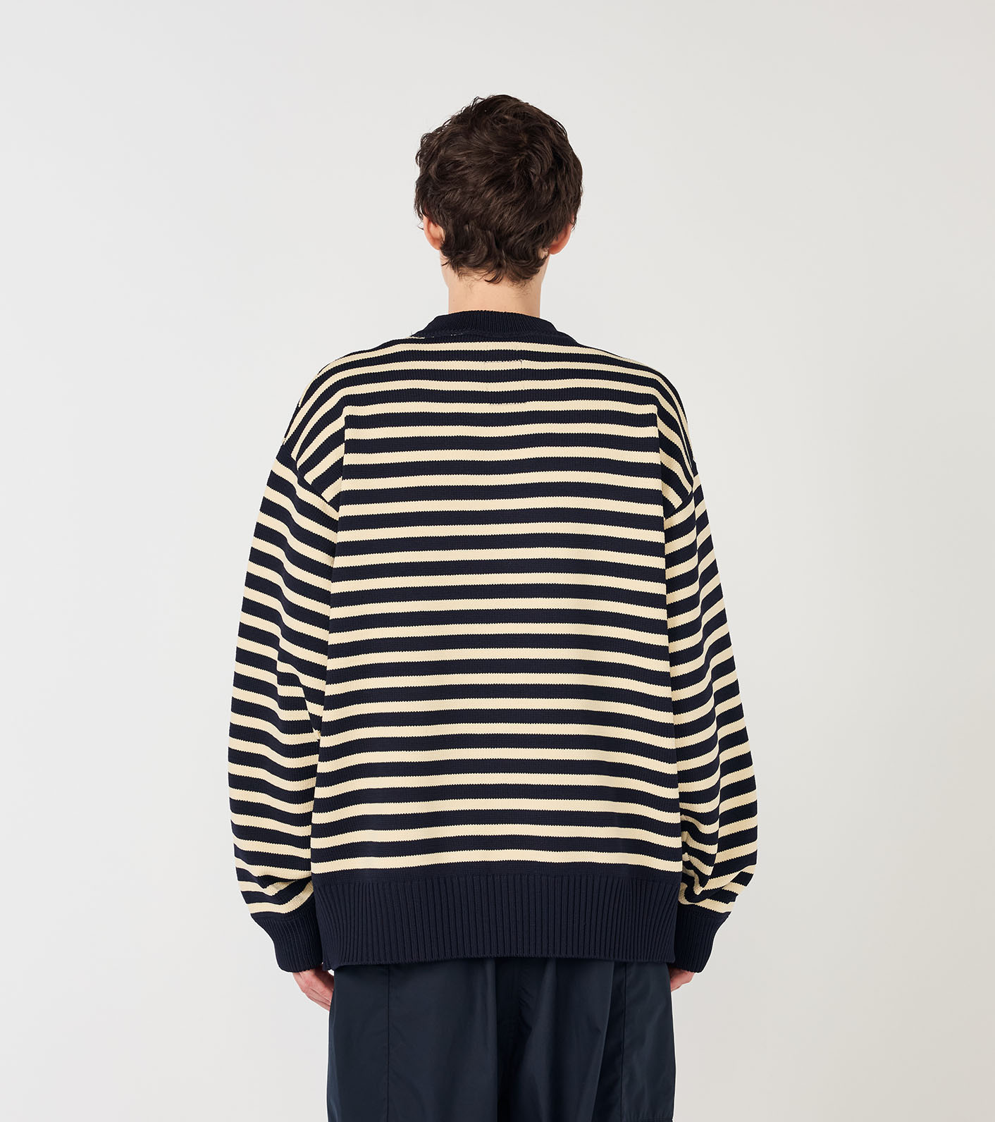 nanamica / Mock Neck Stripe Sweater
