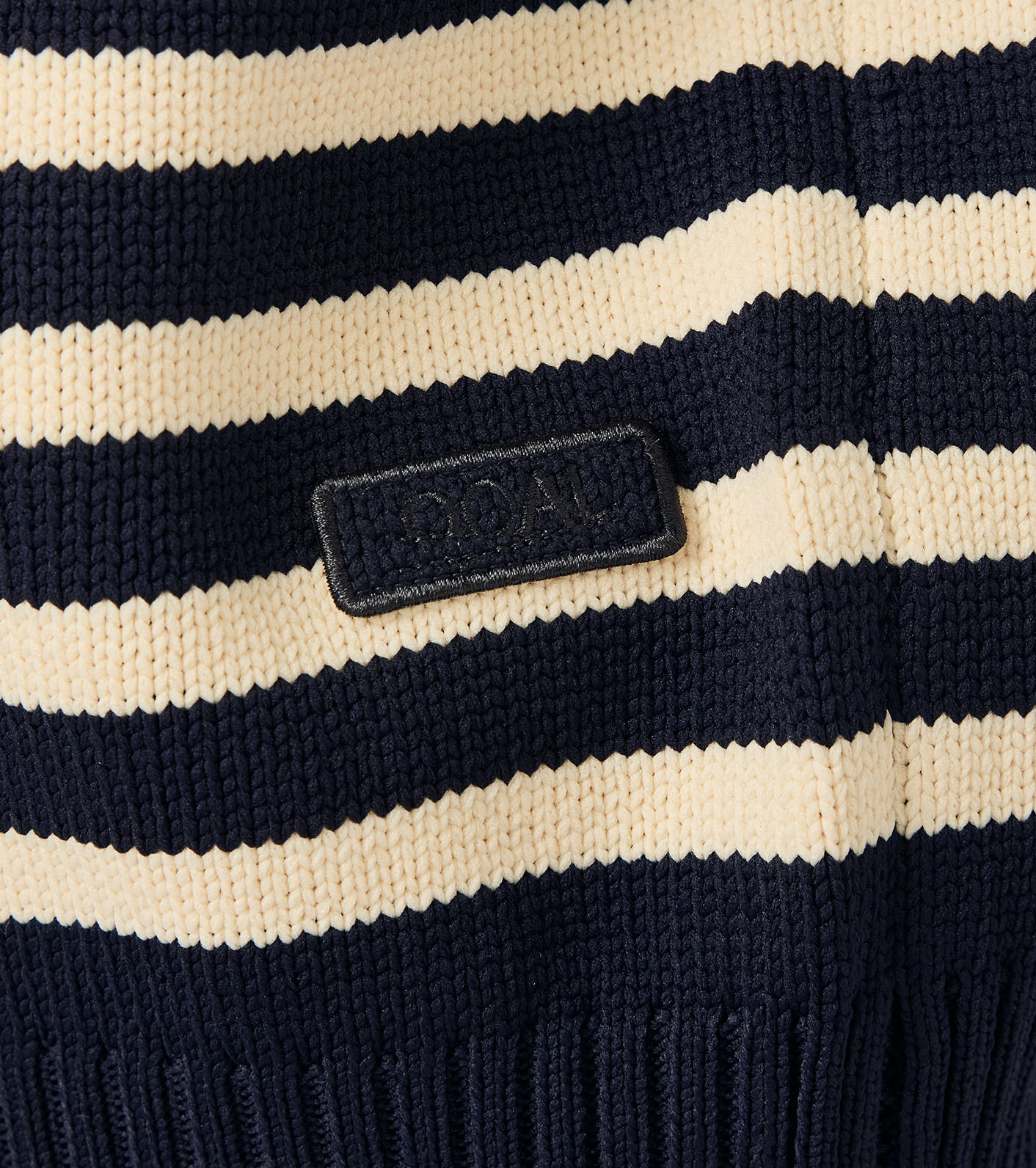 nanamica / Mock Neck Stripe Sweater