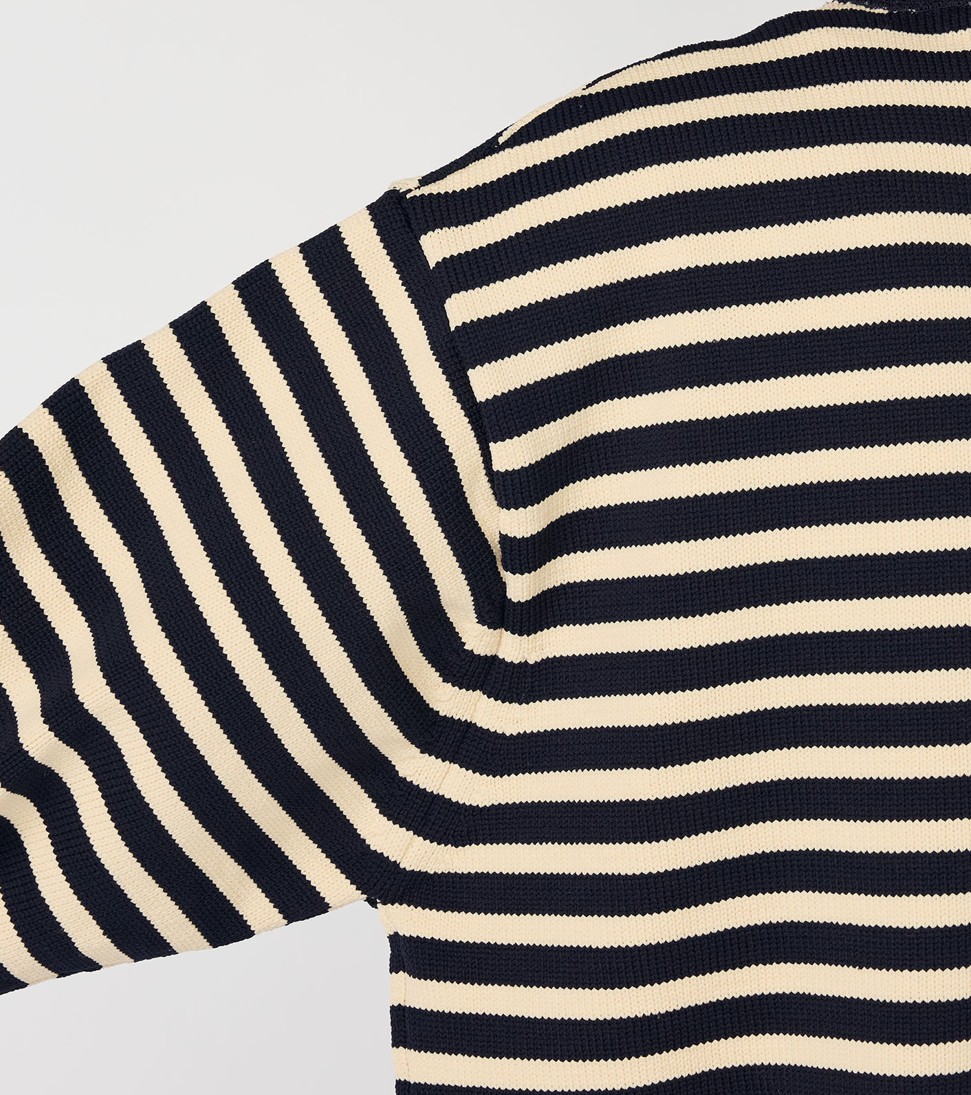 nanamica / Mock Neck Stripe Sweater