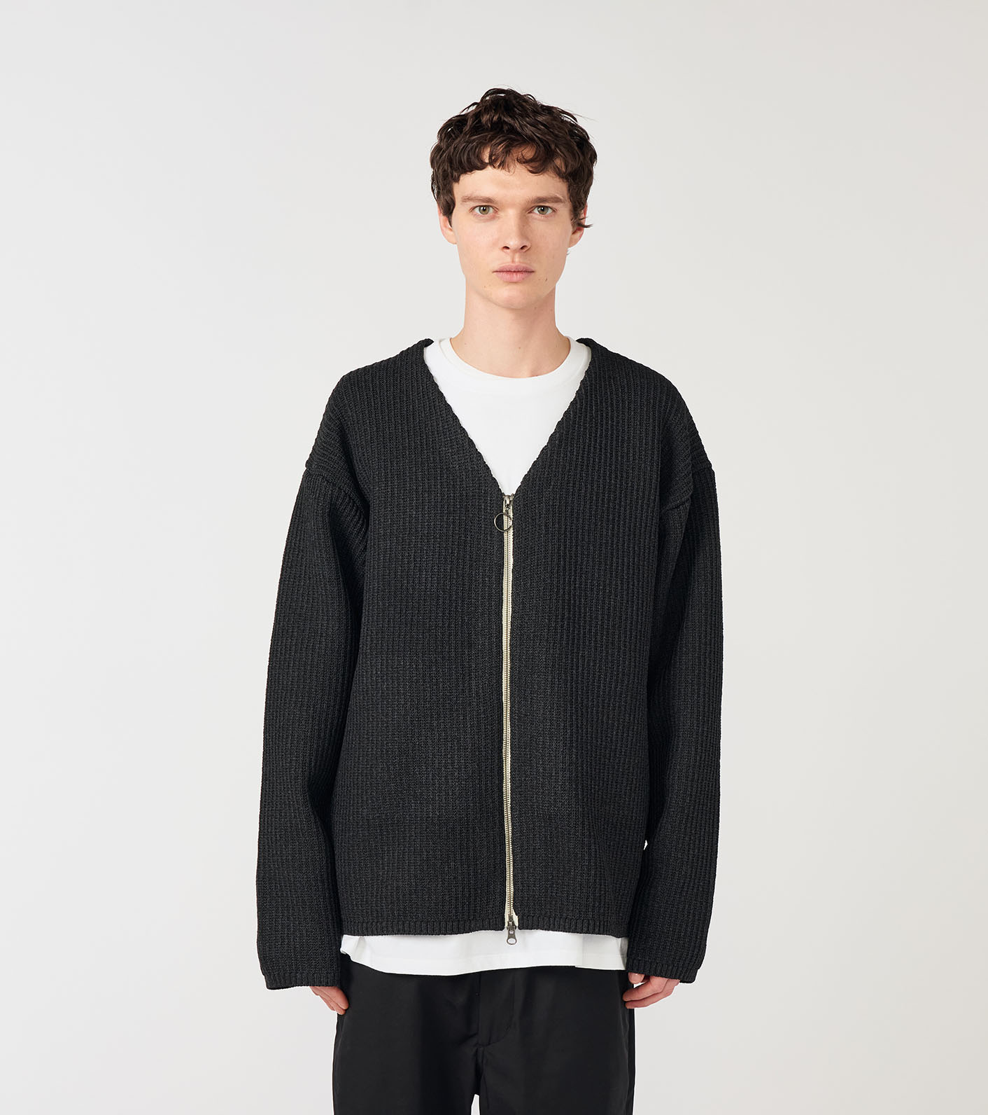 【nanamica】5G Zip Cardigan Lサイズ 5G Zip Cardigan – nanamica NEW YORK