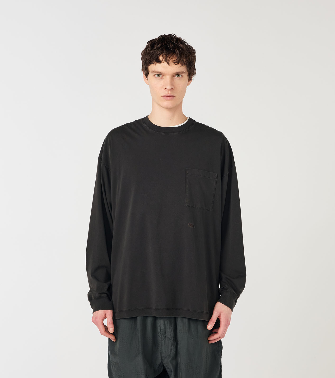 おおなみ nanamica / OOAL L/S Pocket Tee
