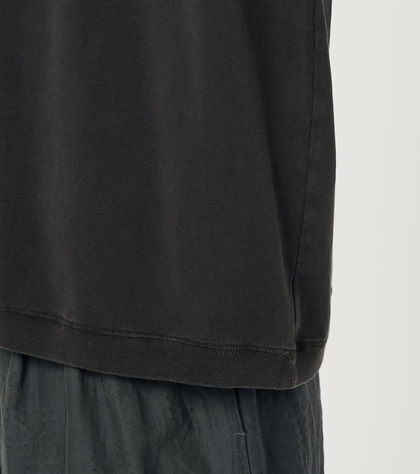 【ALOUND】■OVERSIZE L/S POCKET TEE(黒M)■☆新品 nanamica / OOAL L/S Pocket Tee