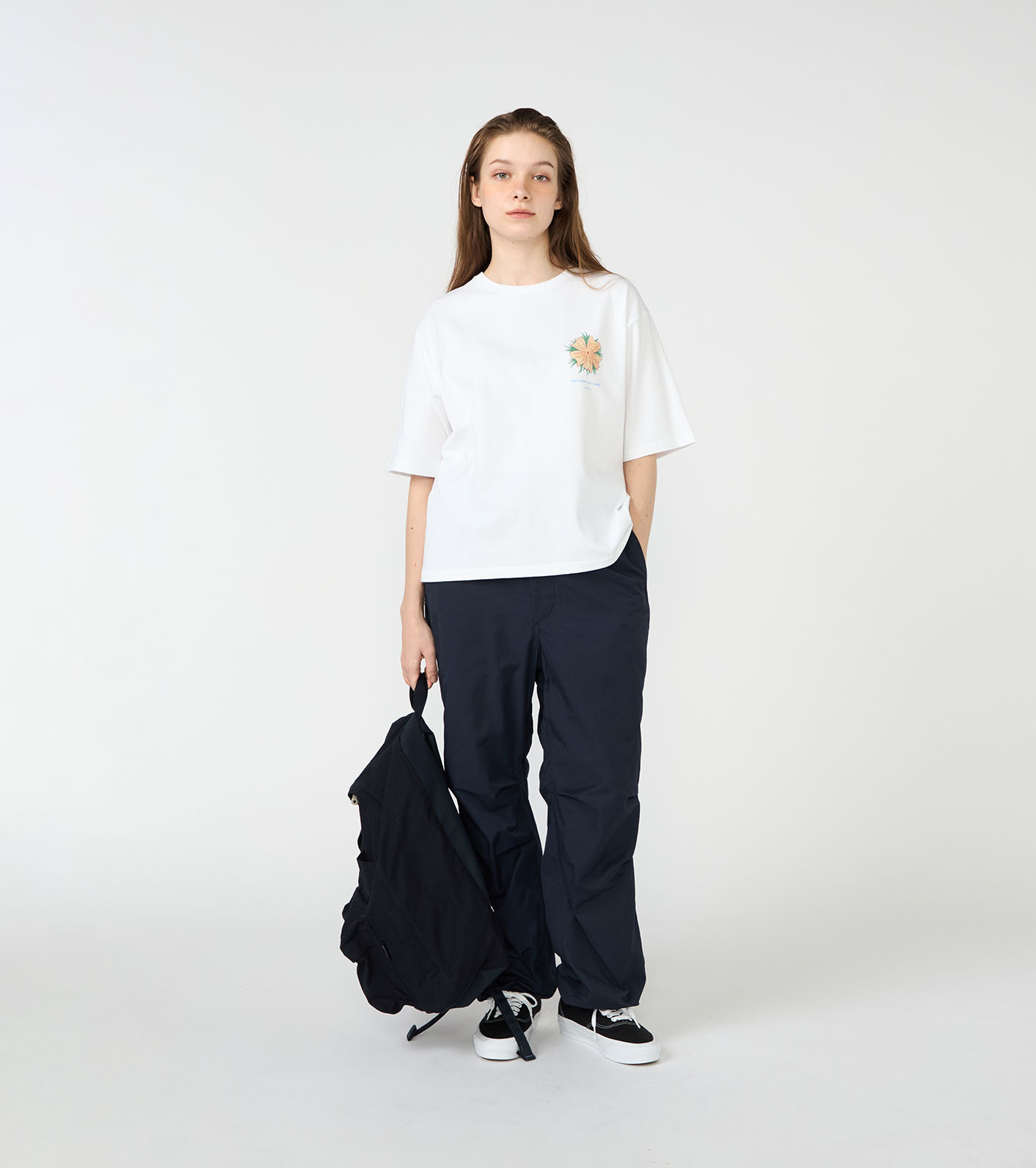 おおなみ nanamica / OOAL L/S Pocket Tee