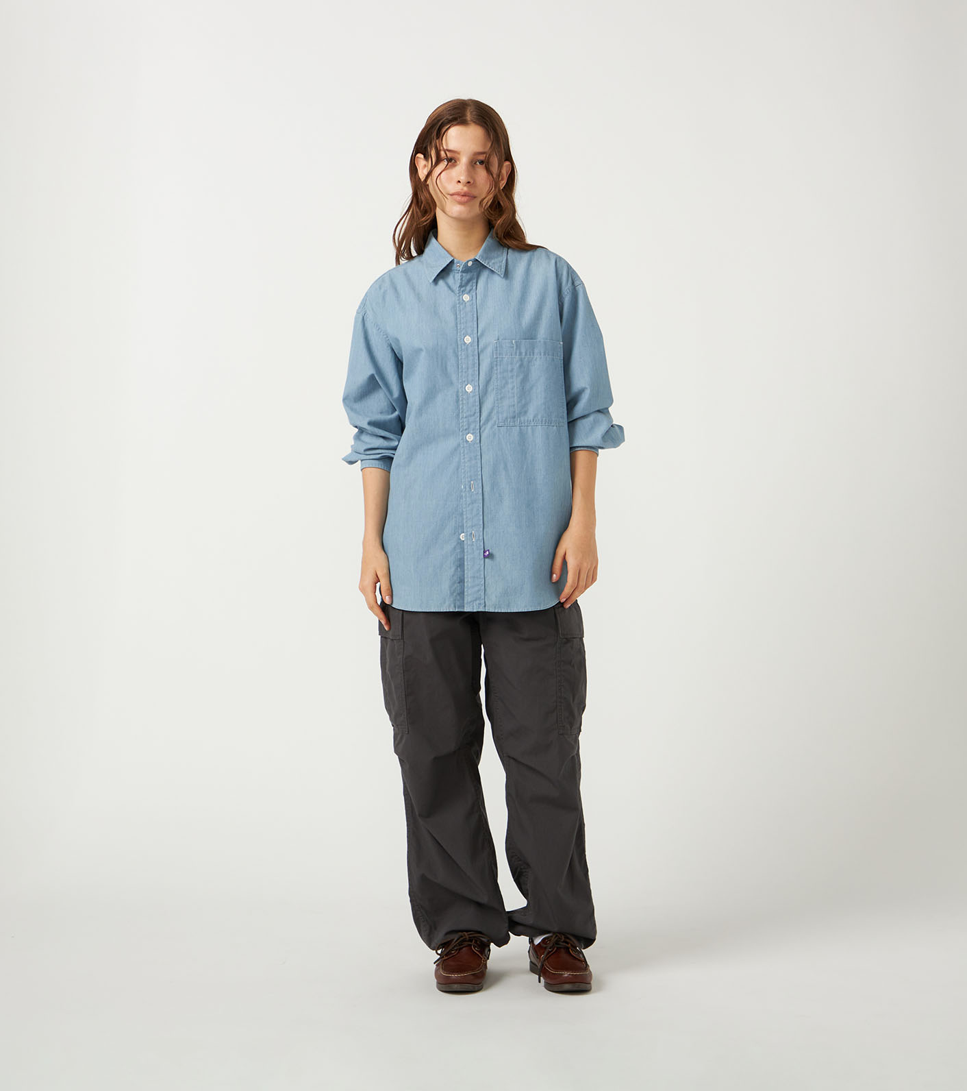 nanamica / Regular Collar Chambray Field Shirt