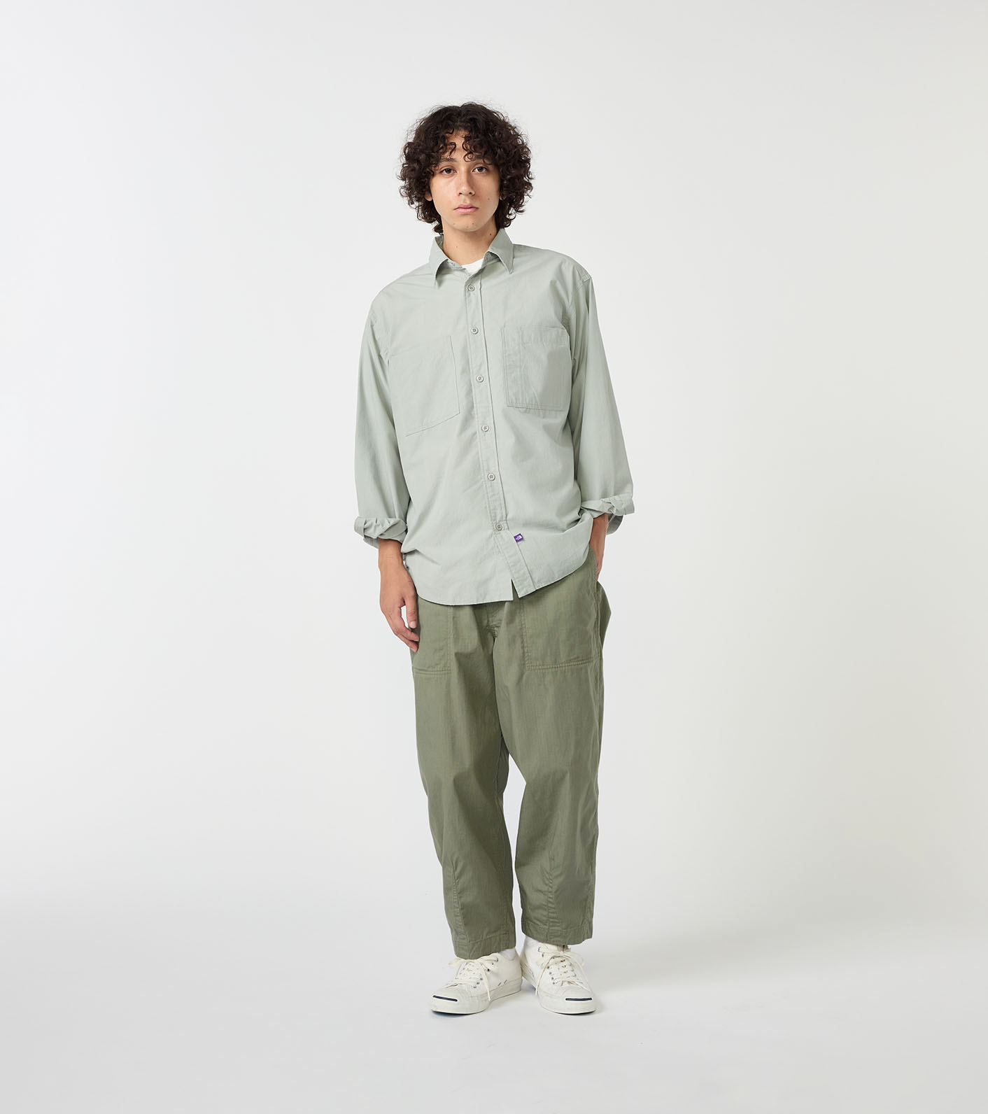 パンツ Ripstop Wide Cropped Pants nanamica / Ripstop Wide Cropped Field Pants