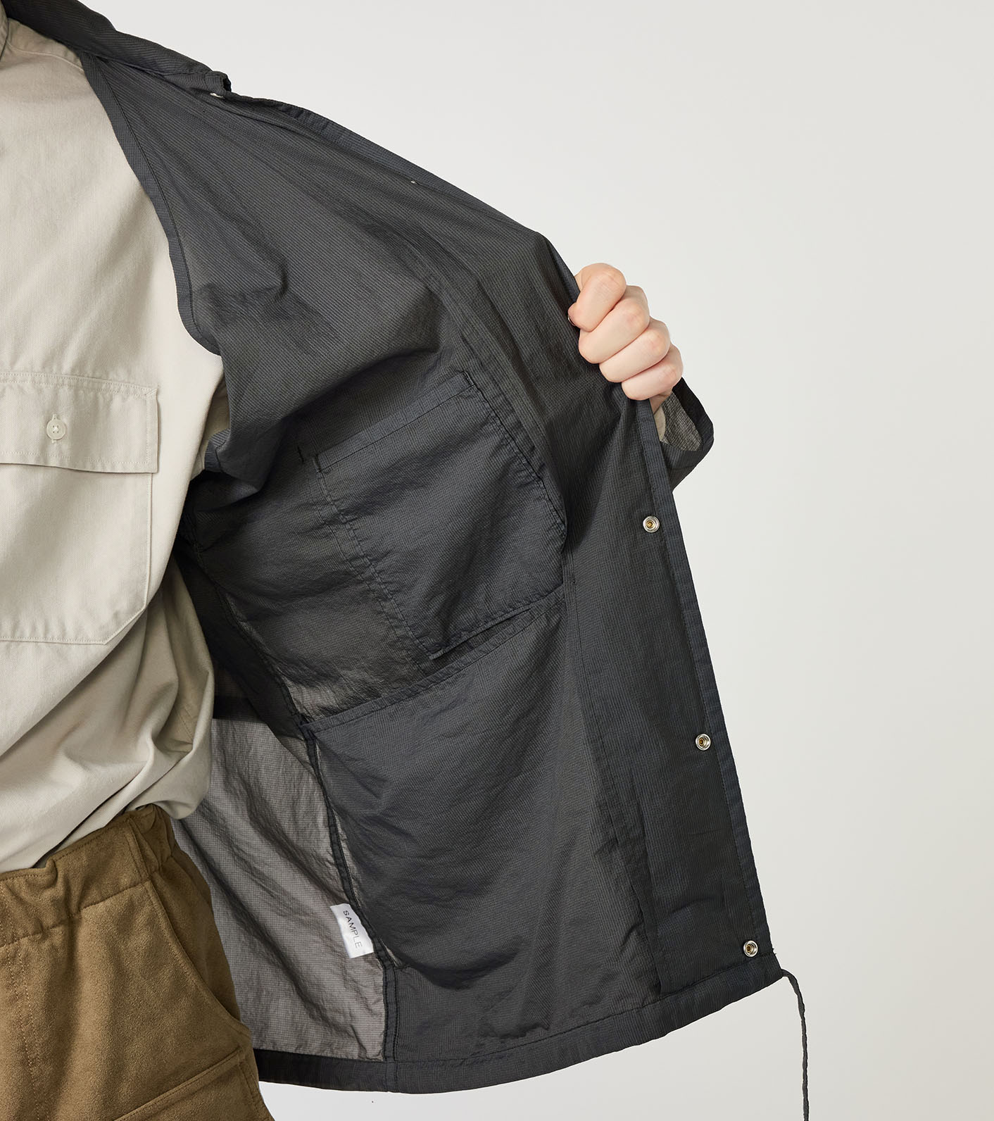 nanamica / Garment Dyed Nylon Ripstop Field Shirt Jacket