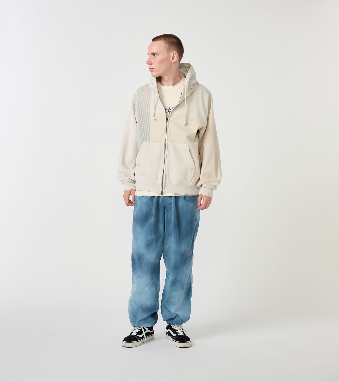 新品 YACA Pigment Zip Parka + Half PTセット nanamica / Field Patchworked Zip Up Parka