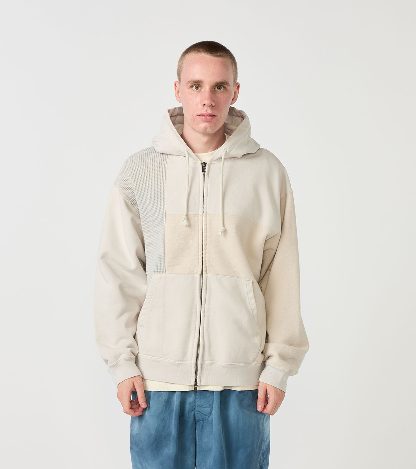 nanamica / Field Patchworked Zip Up Parka