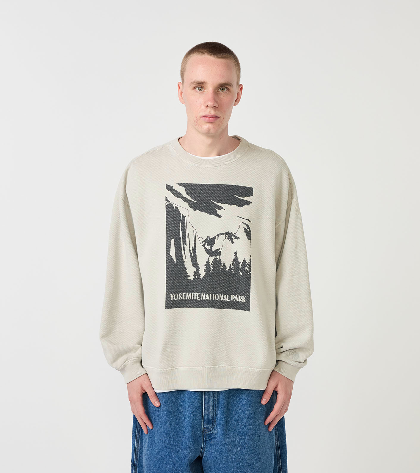 nanamica / Garment Dyed Field Long Sleeve Crewneck