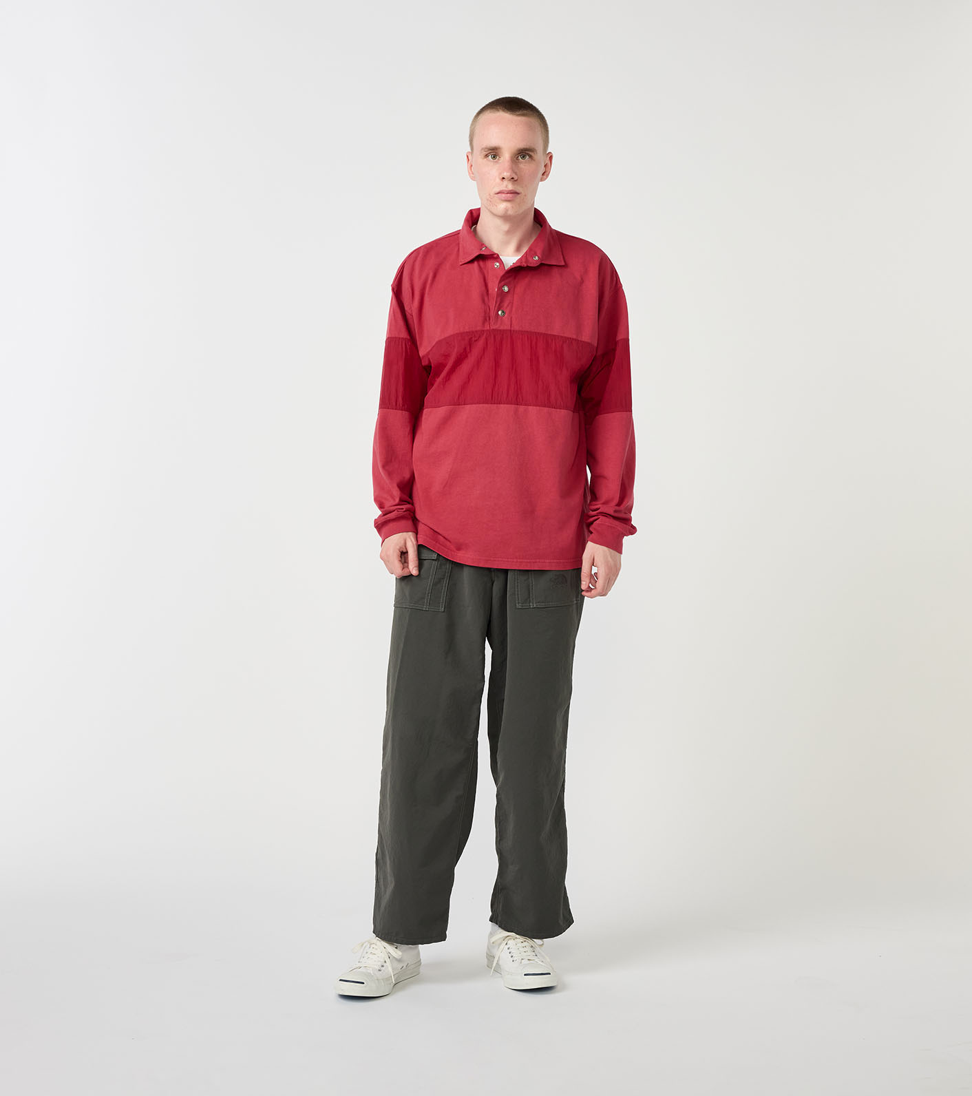 nanamica / Garment Dyed Field Rugby Shirt