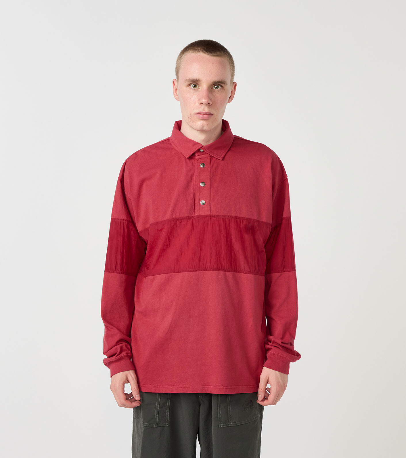 nanamica / Garment Dyed Field Rugby Shirt