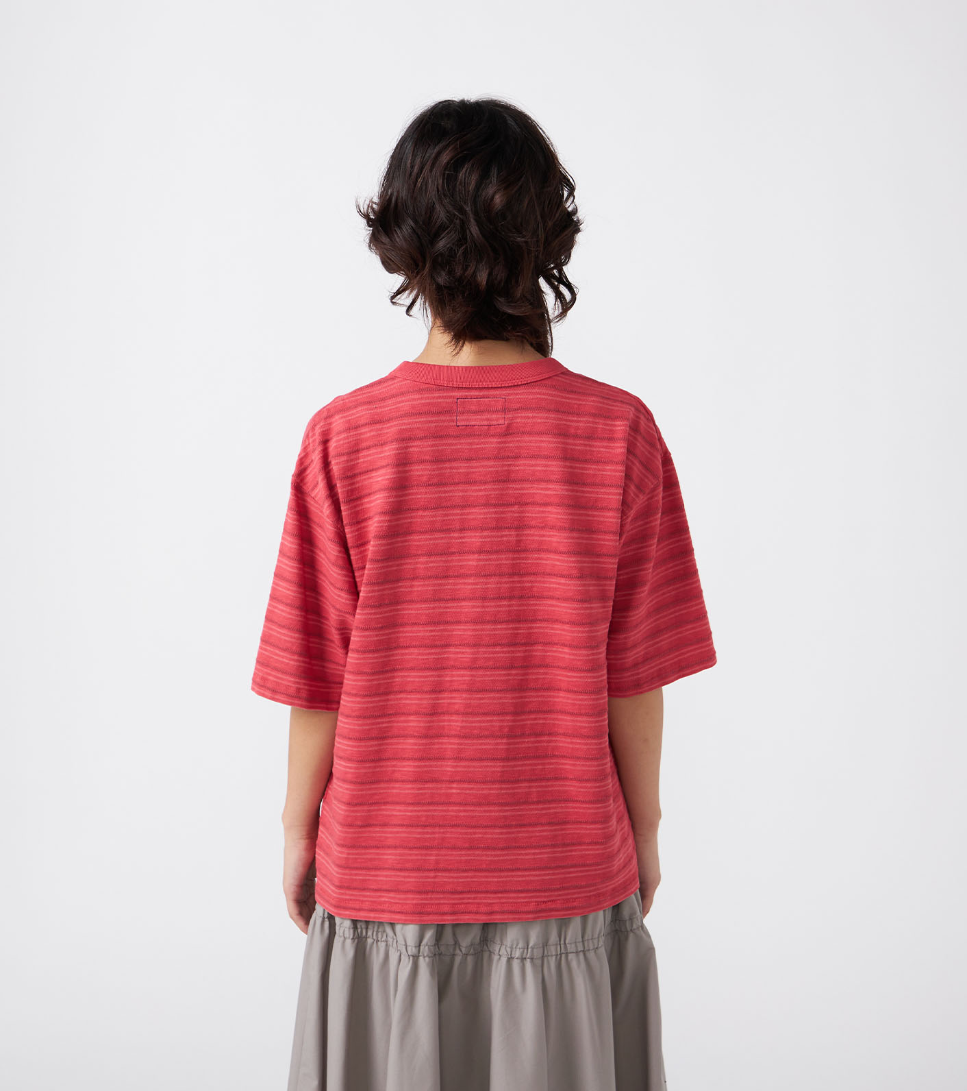 nanamica / Garment Dyed Jacquard Field Tee