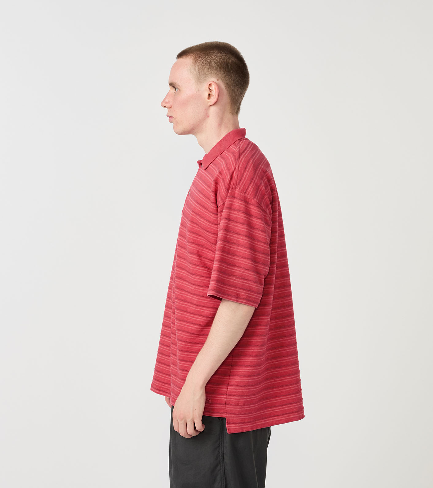 nanamica / Garment Dyed Jacquard Field Polo