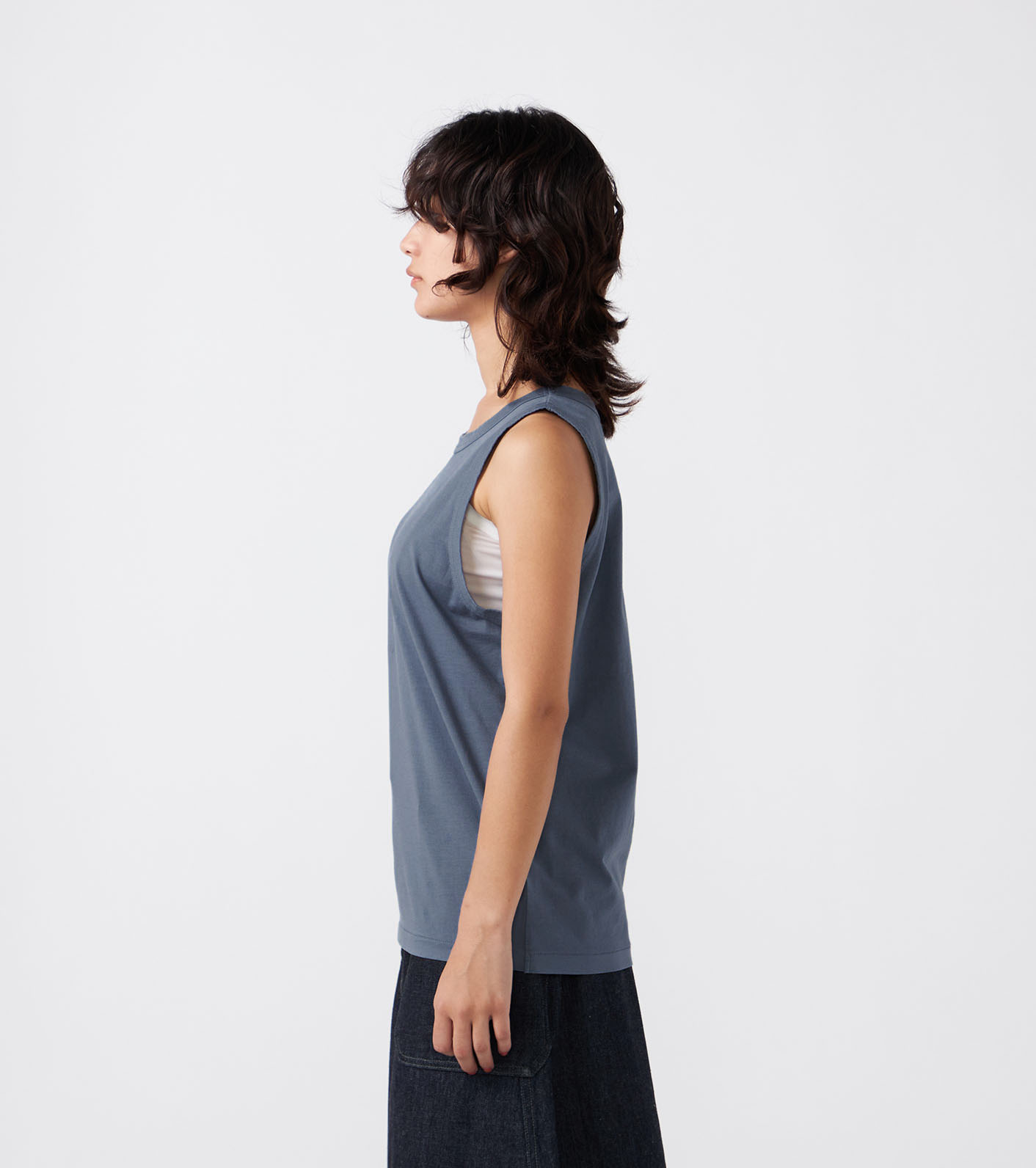 nanamica / Garment Dyed Lettered Field Tank