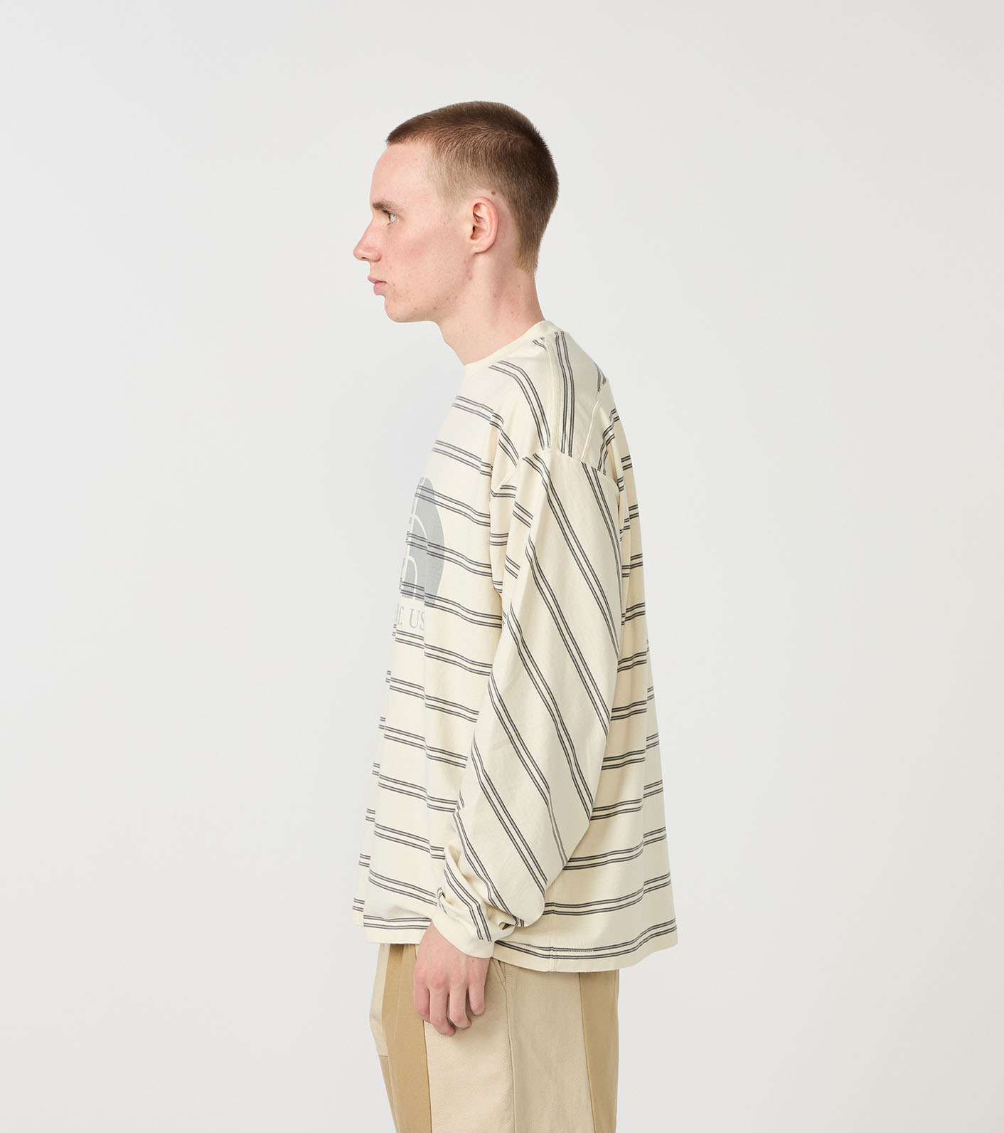 nanamica / Field Long Sleeve Striped Tee