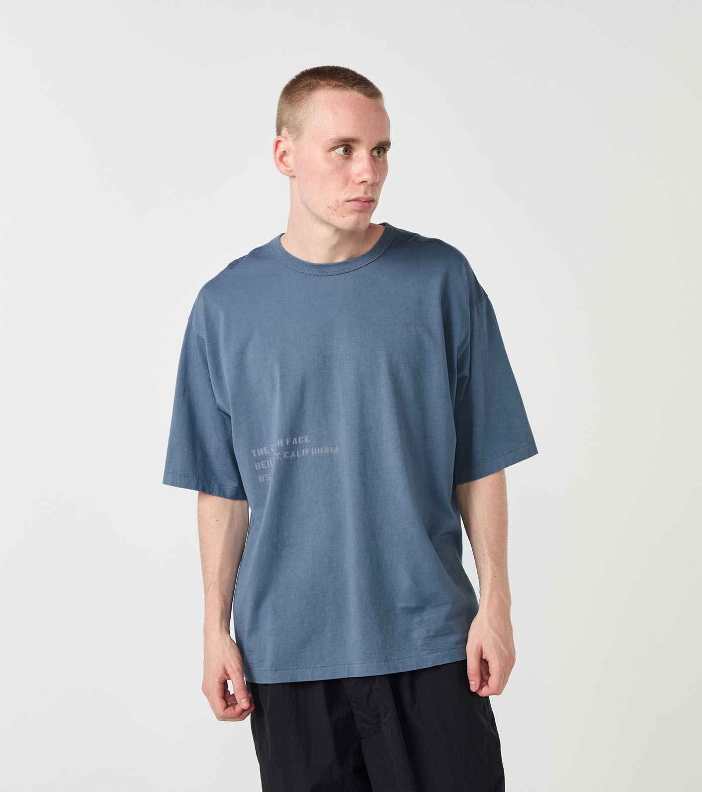 nanamica / Garment Dyed Lettered Field Tee
