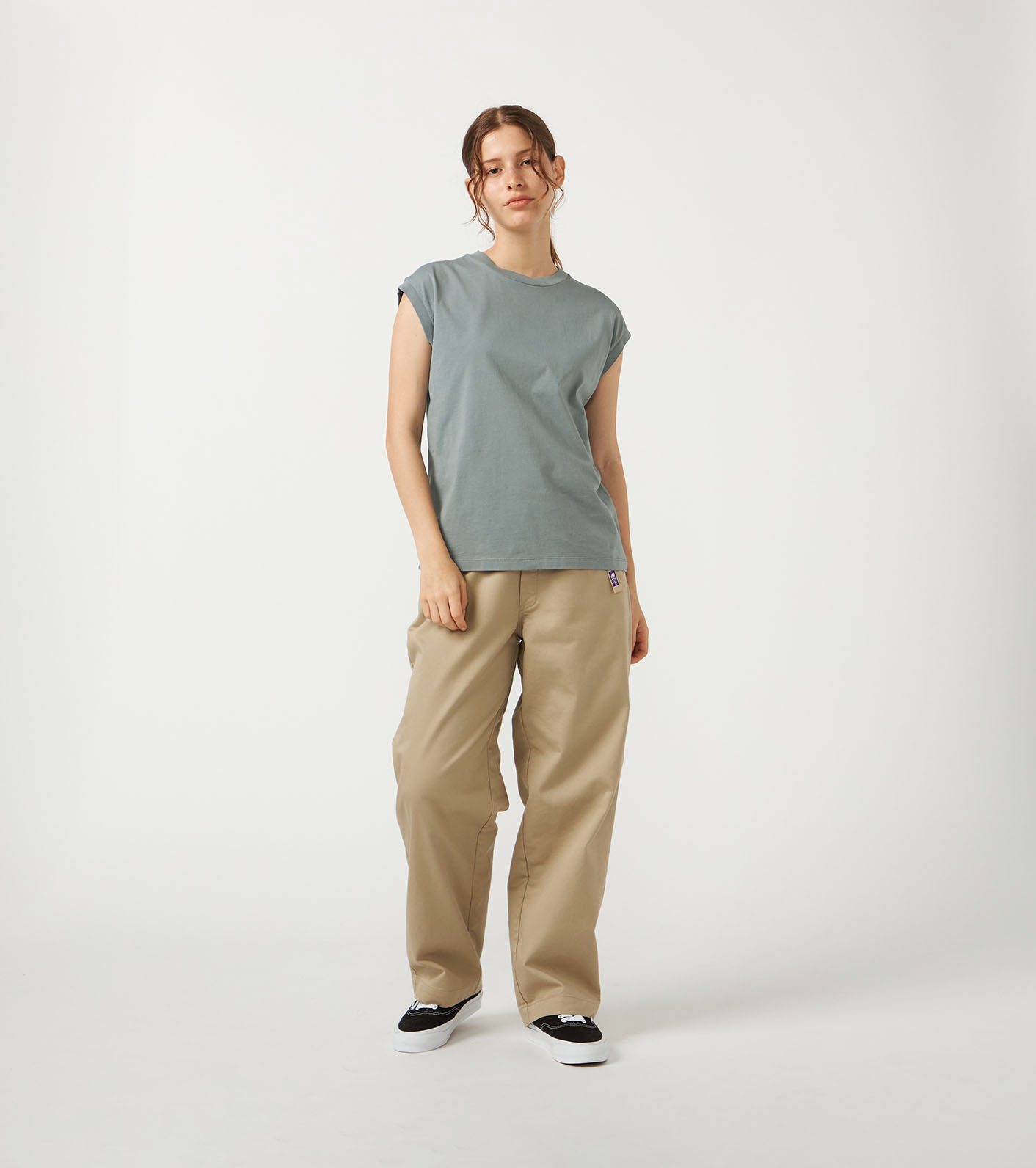 nanamica / Garment Dyed Field Sleeveless Tee