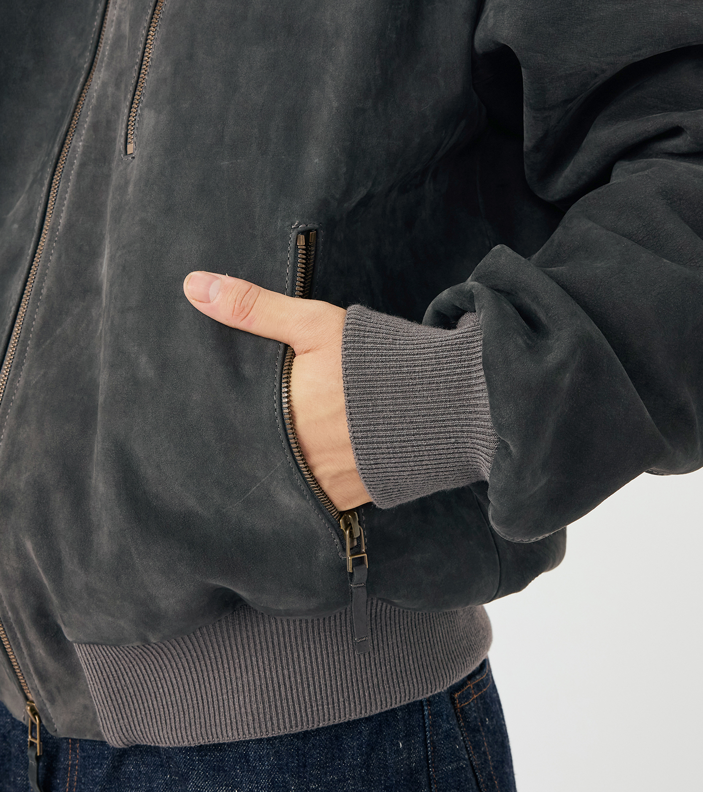 ナカムラ nanamica / nanamica Exclusive Leather Jacket