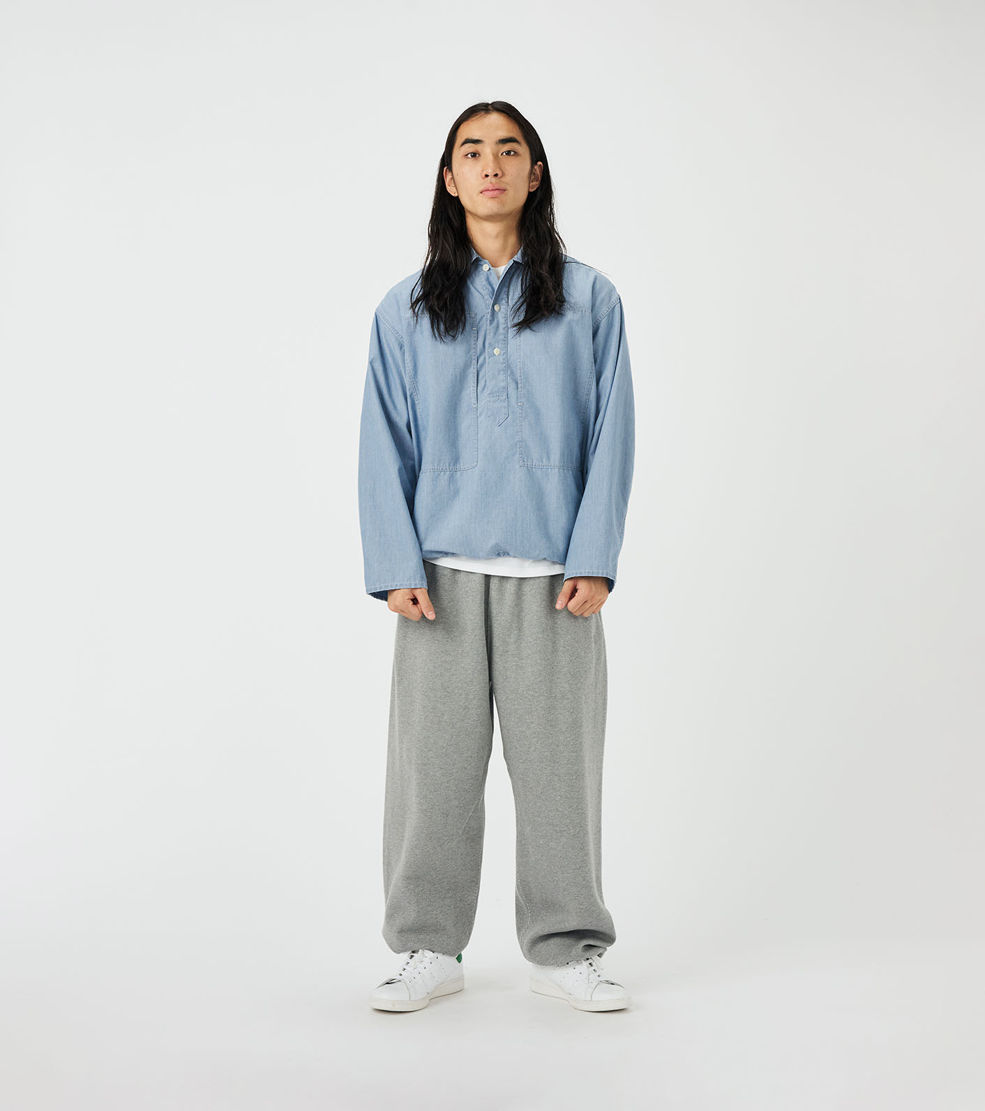 ジャケット・アウター 8ma104 nanamica / Chambray Pullover Shirt Jacket