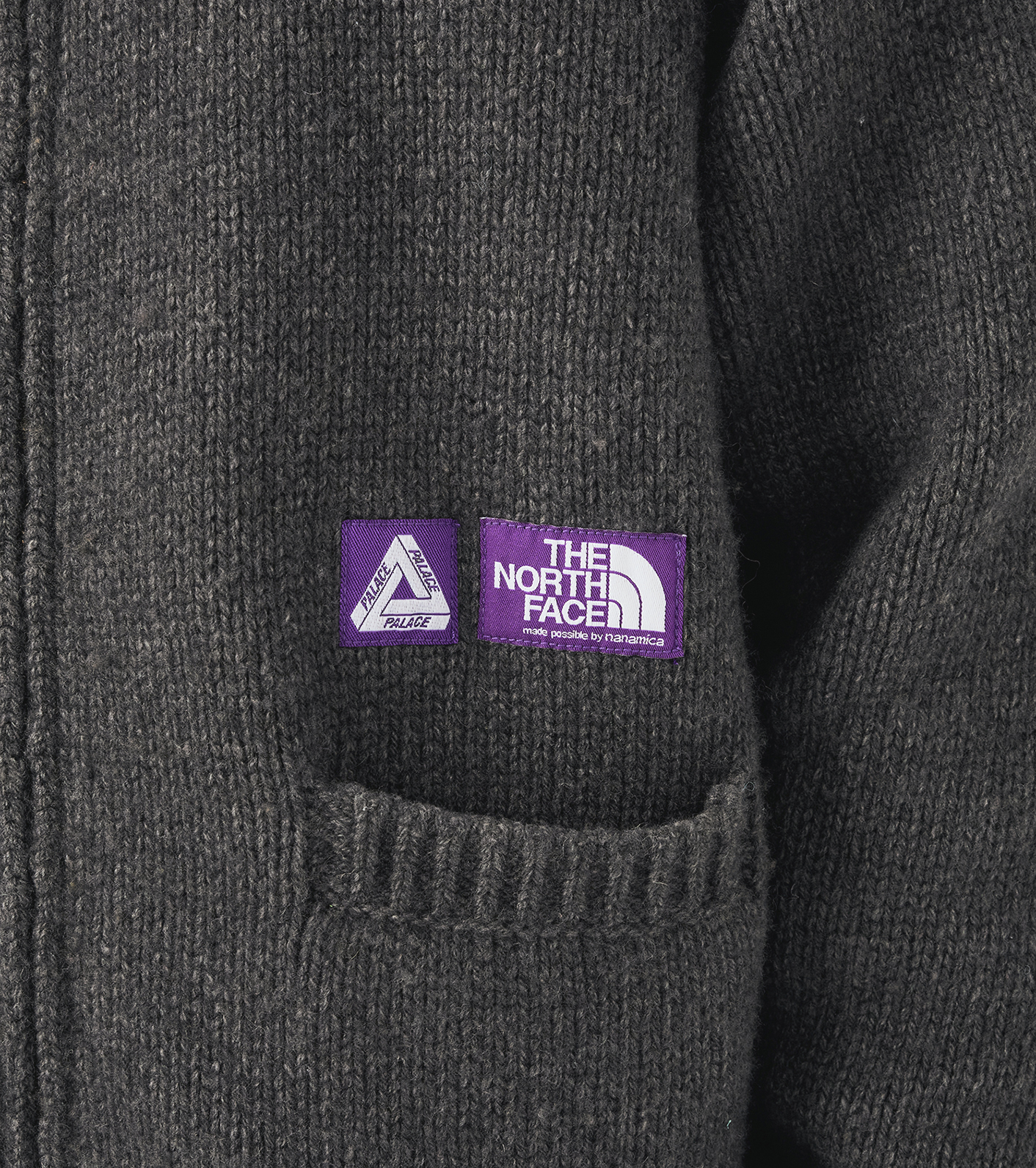 PALACE × NORTH FACE Field Sweater ナナミカ nanamica / WINDSTOPPER Field Sweater