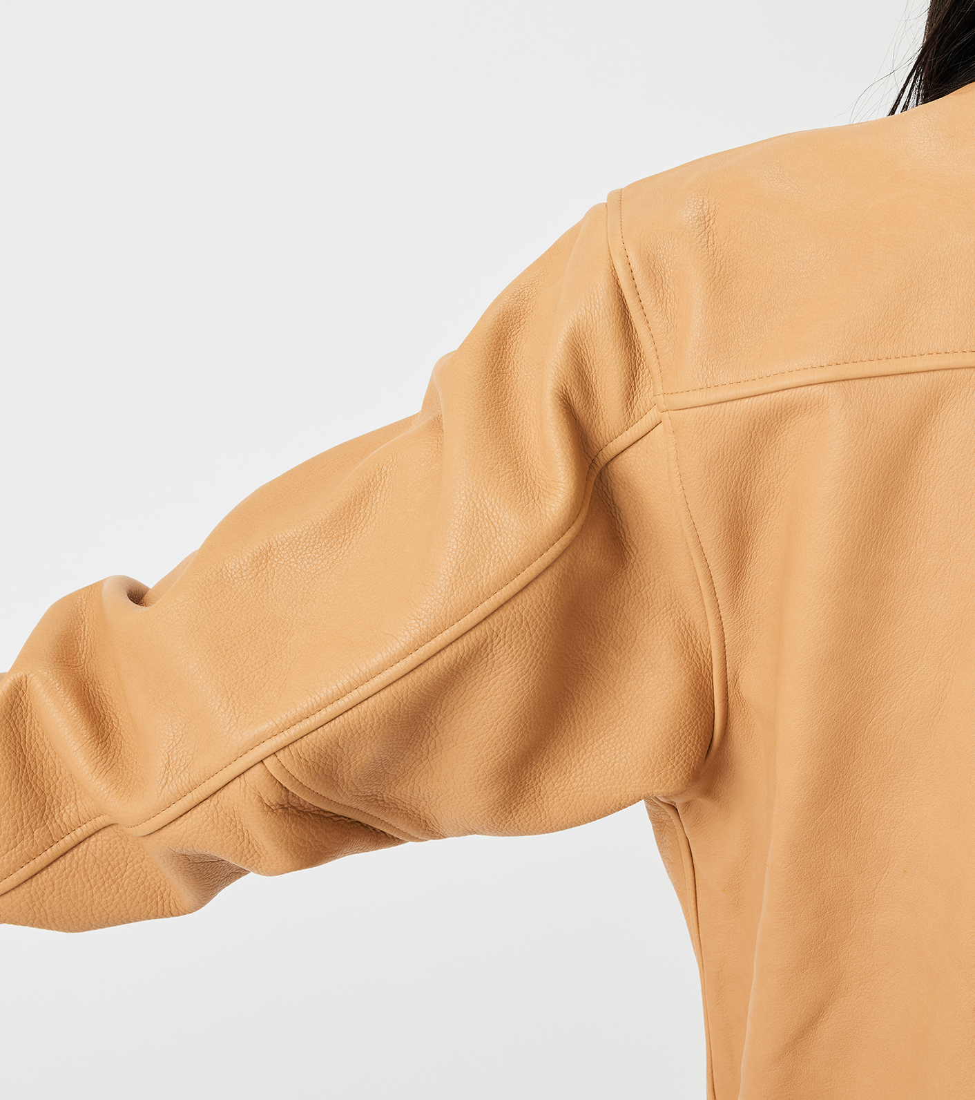 nanamica / nanamica Exclusive Leather Varsity Jacket