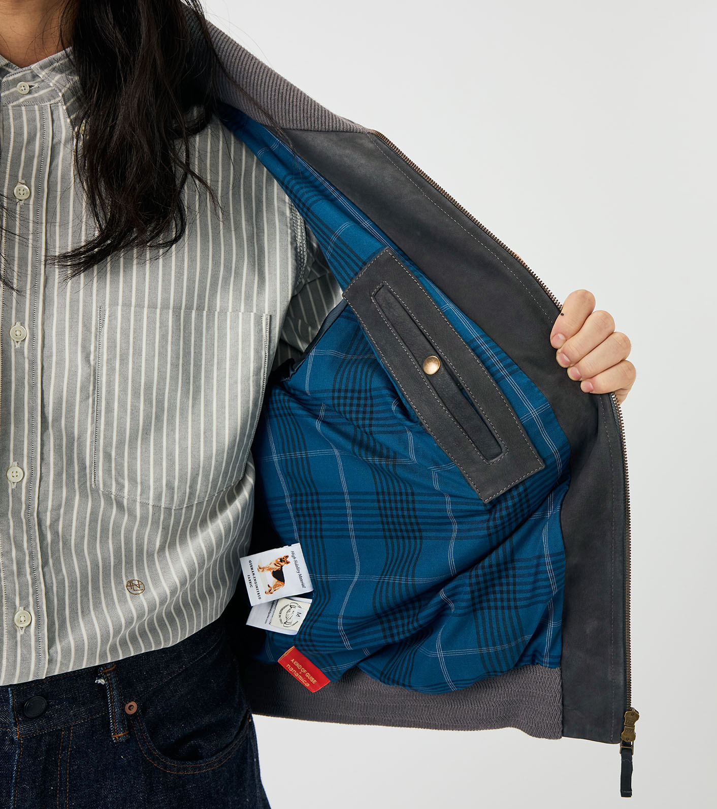 nanamica / nanamica Exclusive Leather Jacket