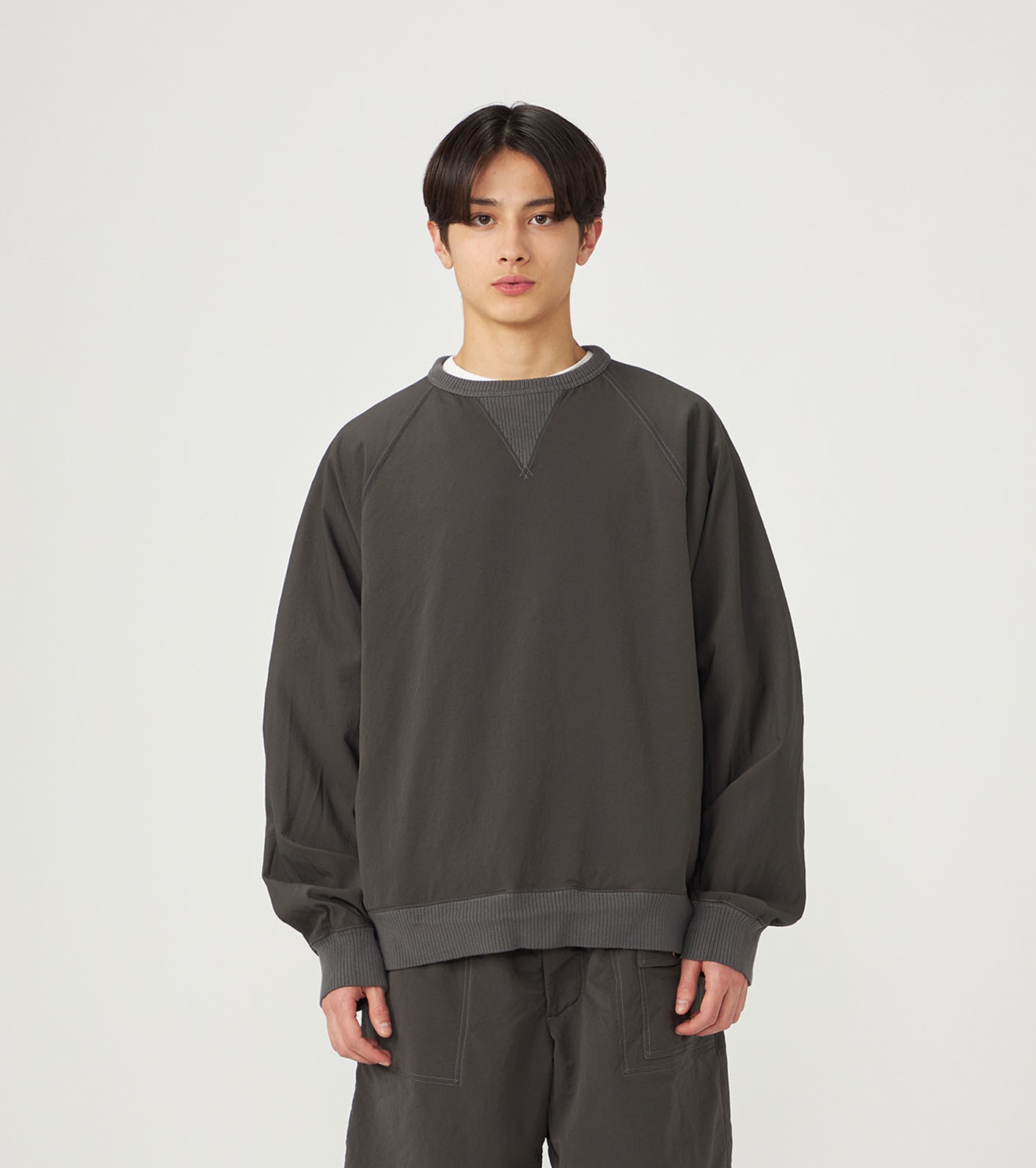 nanamica / Garment Dyed ALPHADRY Field Crewneck Jumper