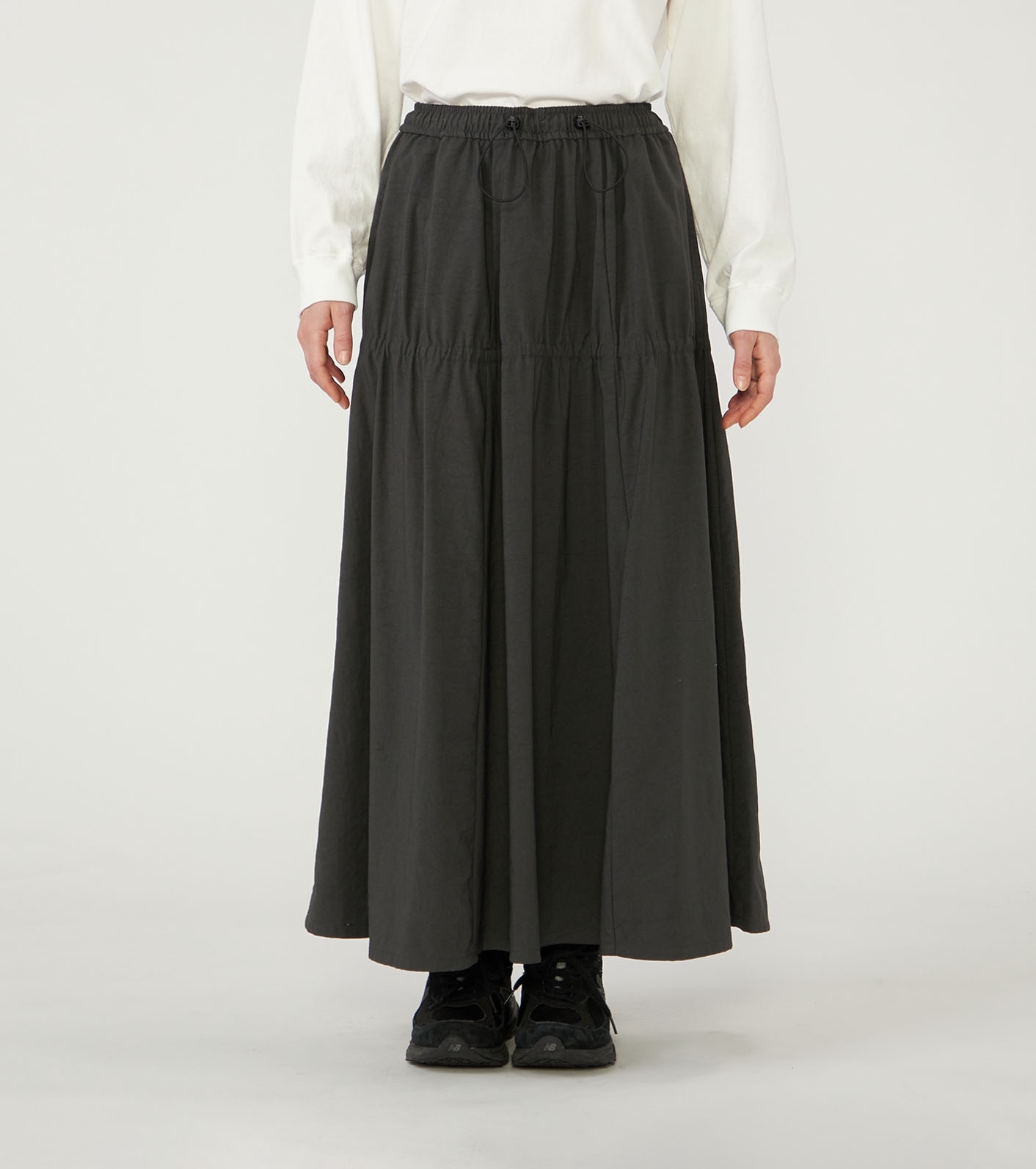 nanamica / Nylon Twill Field Tiered Skirt