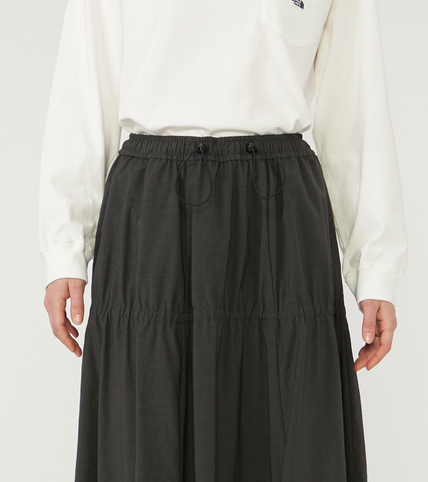 nanamica / Nylon Twill Field Tiered Skirt