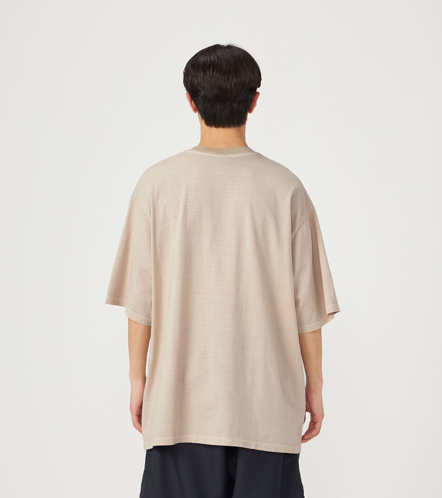 nanamica / Garment Dyed Border Pk Tee